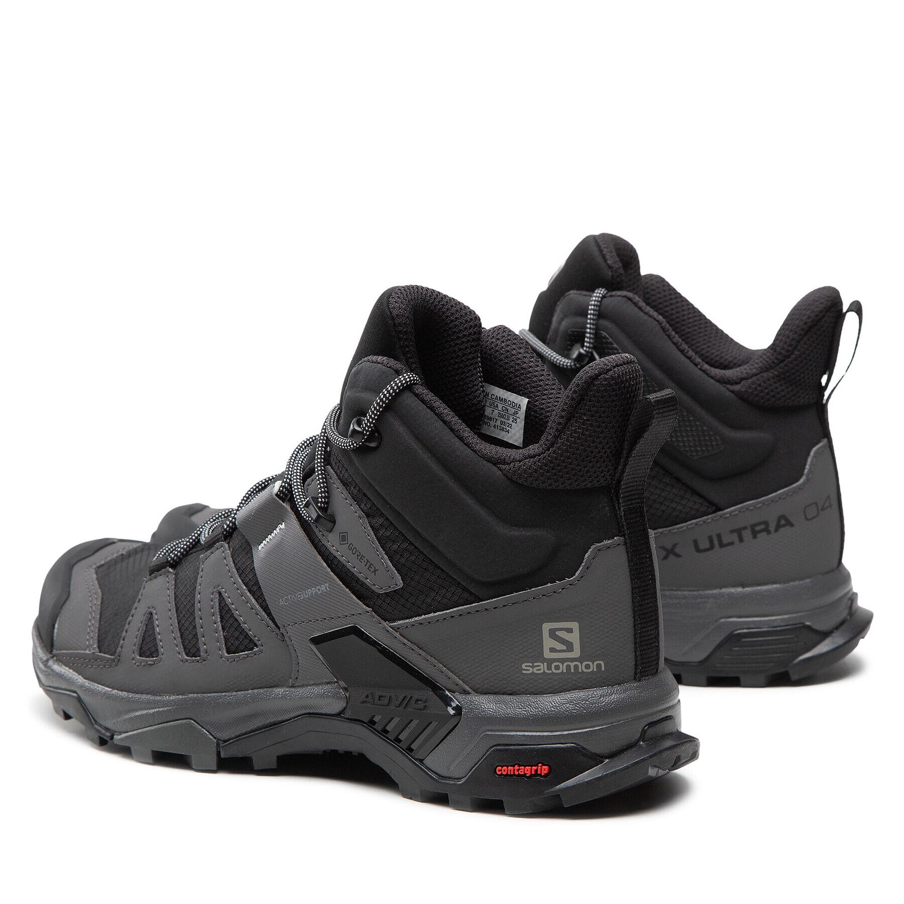 Salomon Trekingová obuv X Ultra 4 Mid Gtx GORE-TEX 413834 26 M0 Čierna - Pepit.sk