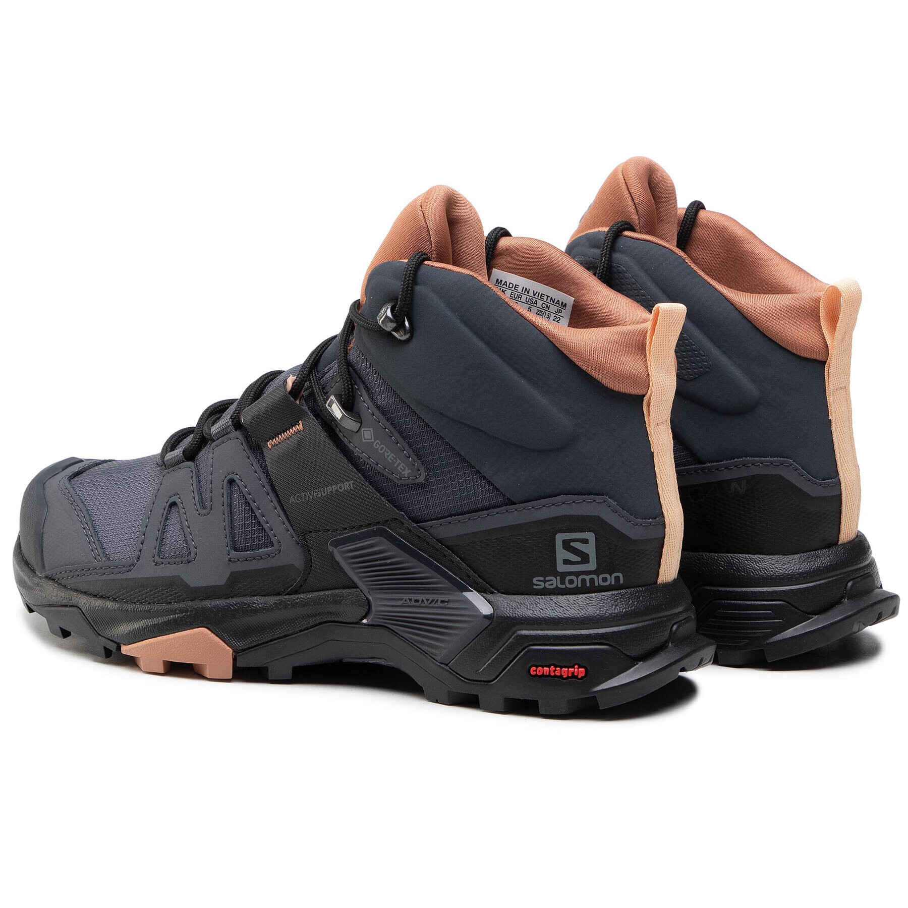 Salomon Trekingová obuv X Ultra 4 Mid Gtx W GORE-TEX 412956 20 V0 Sivá - Pepit.sk