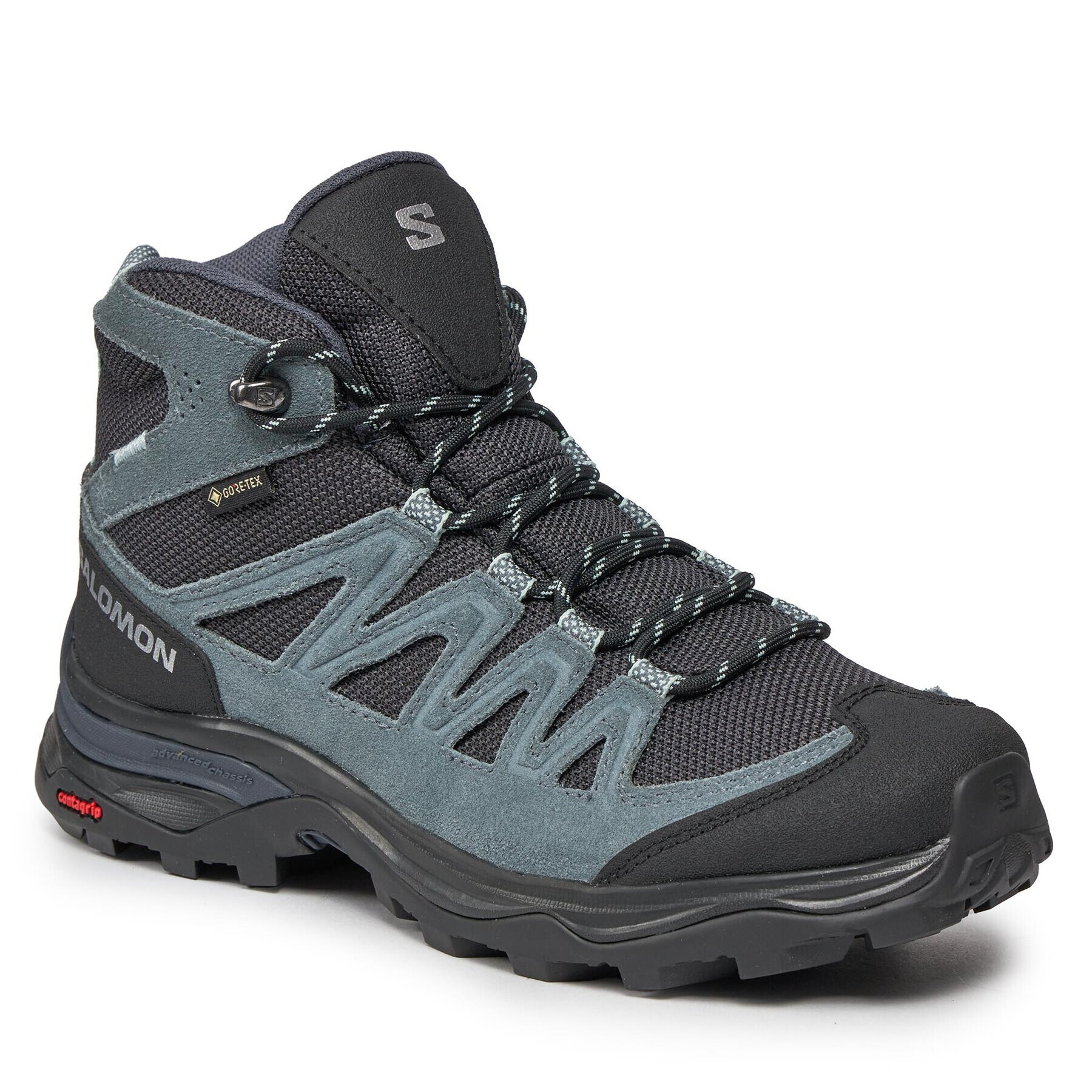 Salomon Trekingová obuv X Ward Leather Mid GORE-TEX L47182000 Modrá - Pepit.sk