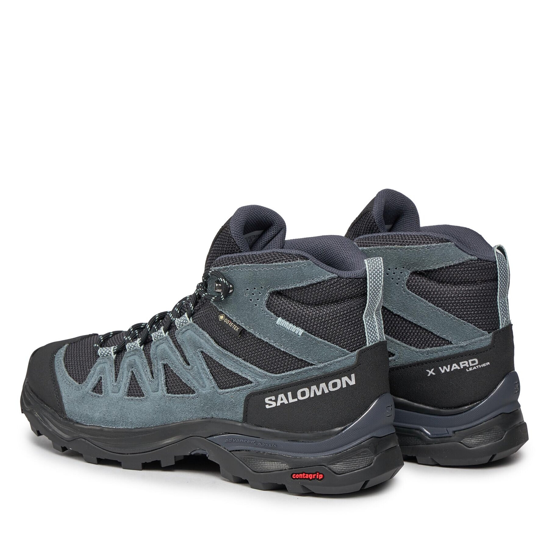 Salomon Trekingová obuv X Ward Leather Mid GORE-TEX L47182000 Modrá - Pepit.sk