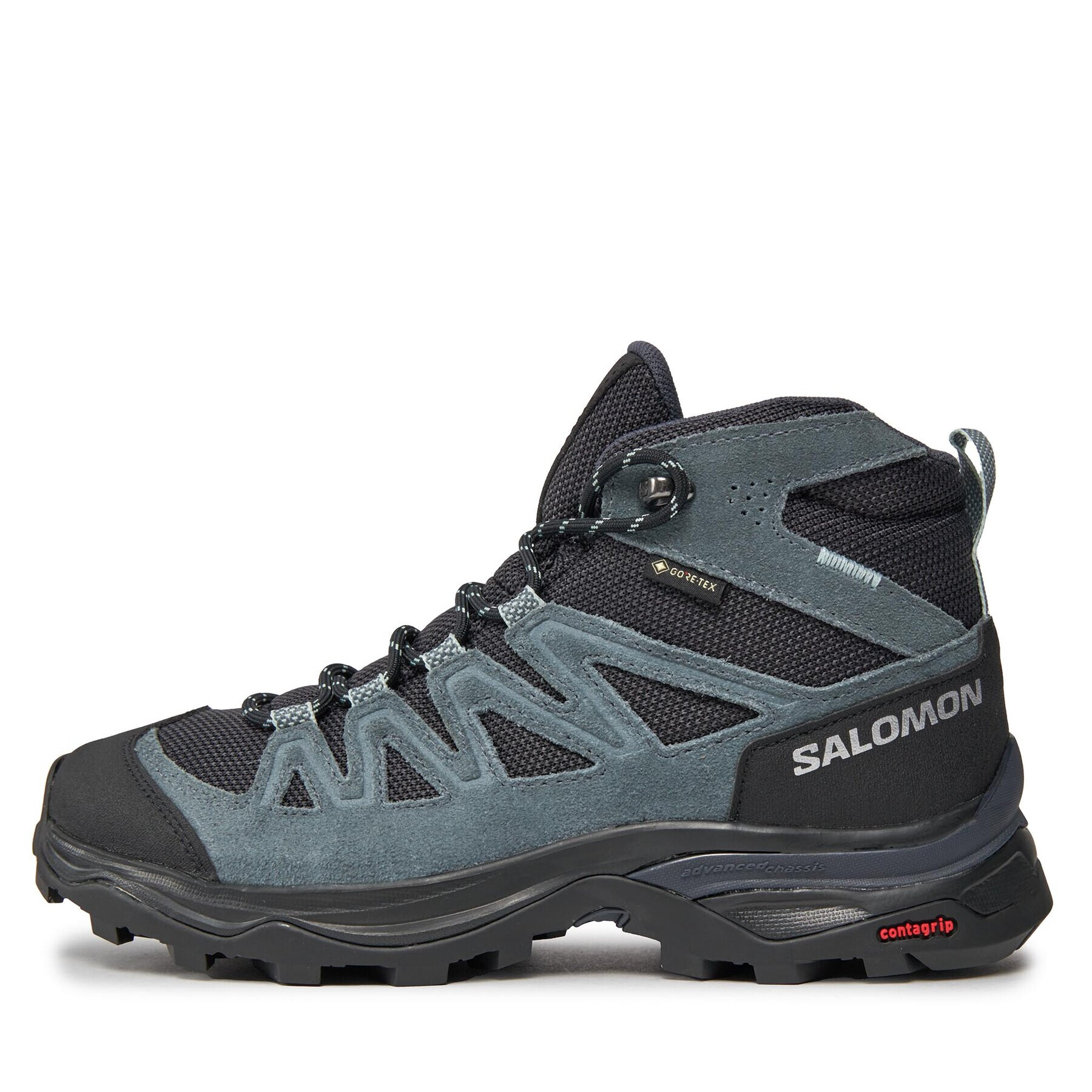 Salomon Trekingová obuv X Ward Leather Mid GORE-TEX L47182000 Modrá - Pepit.sk