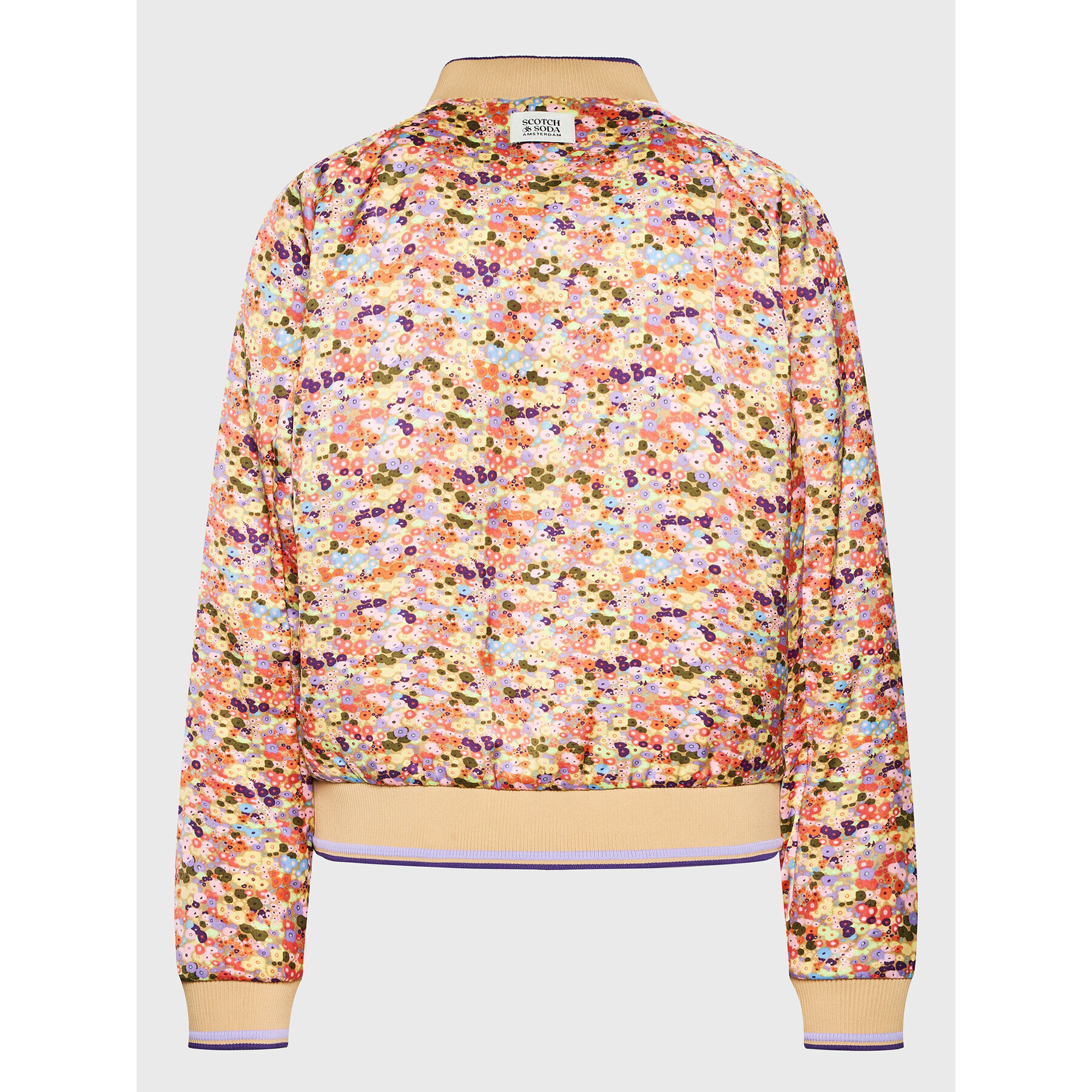 Scotch & Soda Bundy bomber 167441 Écru Regular Fit - Pepit.sk