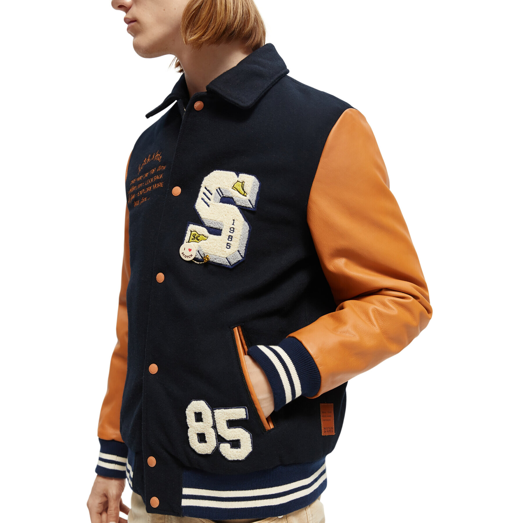 Scotch & Soda Bundy bomber 169844 Čierna Regular Fit - Pepit.sk