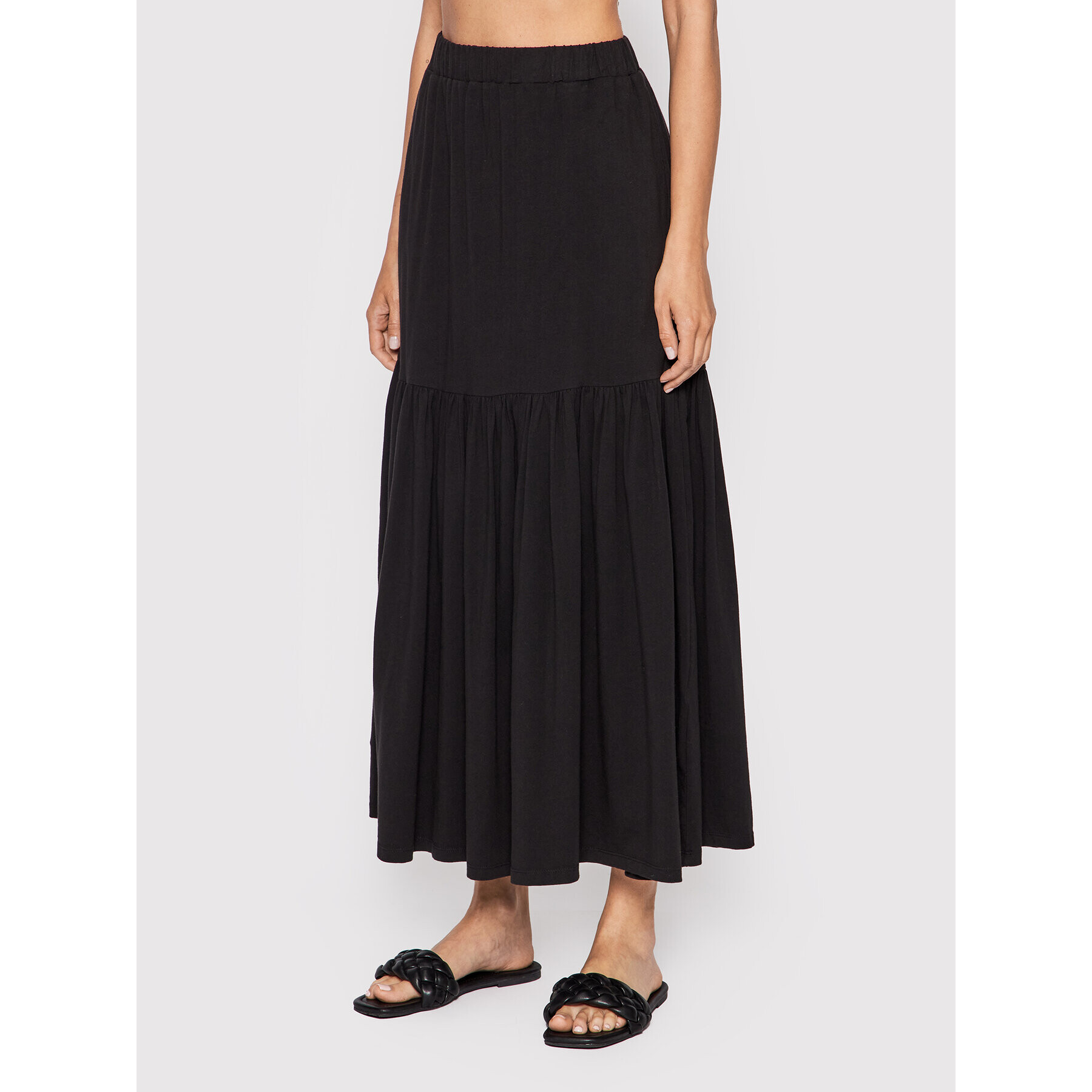 Seafolly Maxi sukňa 54666-SK Čierna Relaxed Fit - Pepit.sk