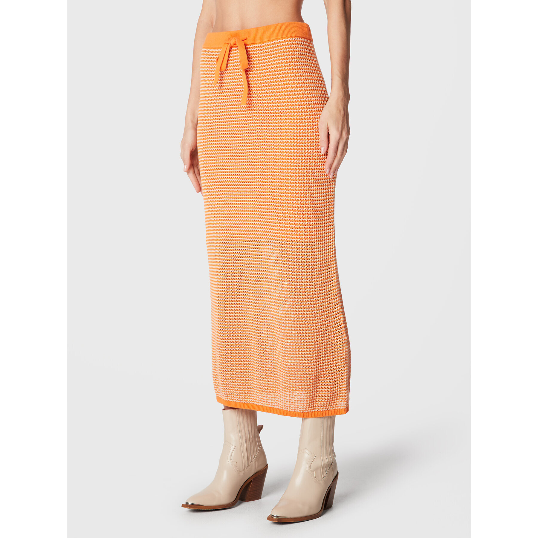 Seafolly Midi sukňa Sunray 54910-KN Oranžová Regular Fit - Pepit.sk