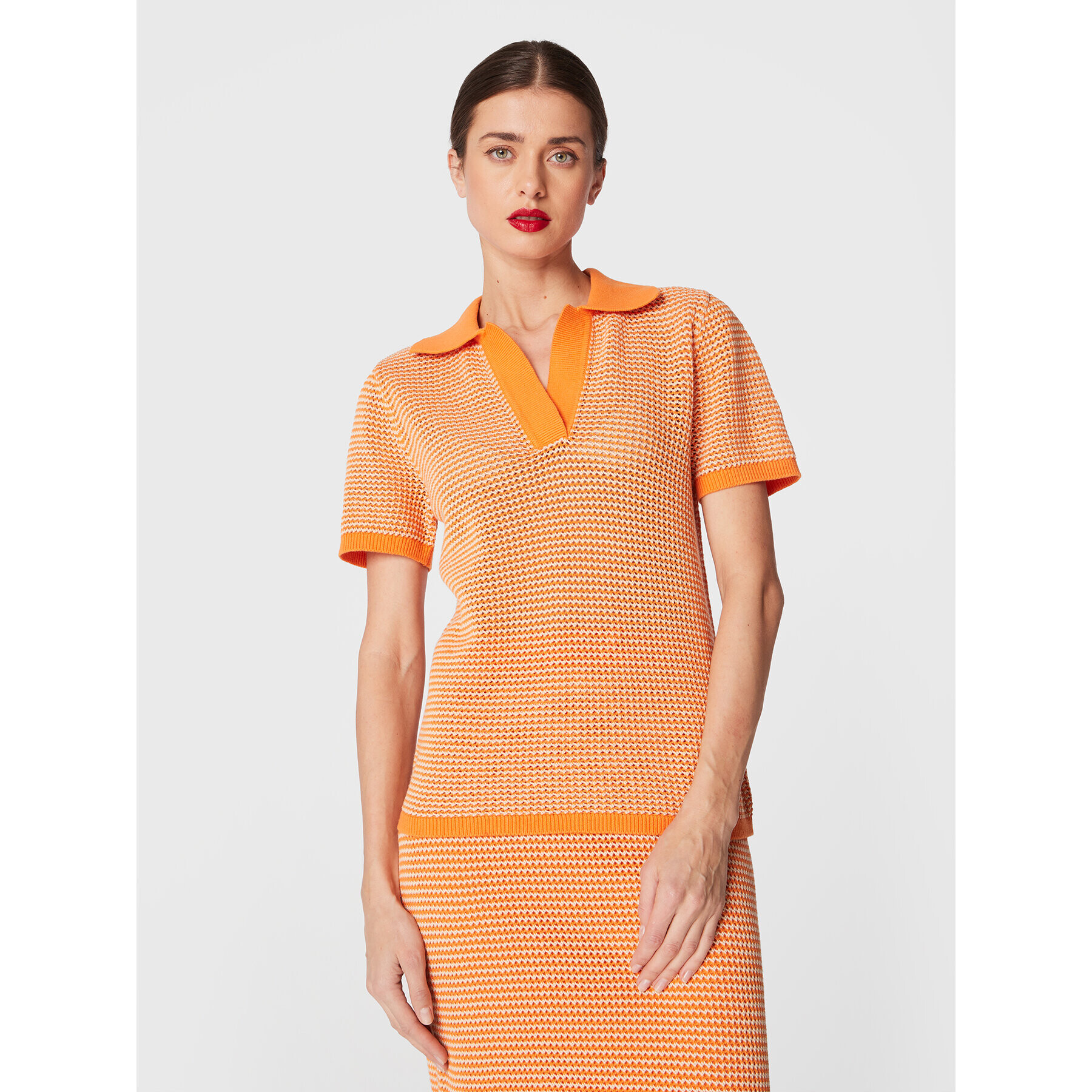 Seafolly Polokošeľa Sunray 54911-KN Oranžová Regular Fit - Pepit.sk