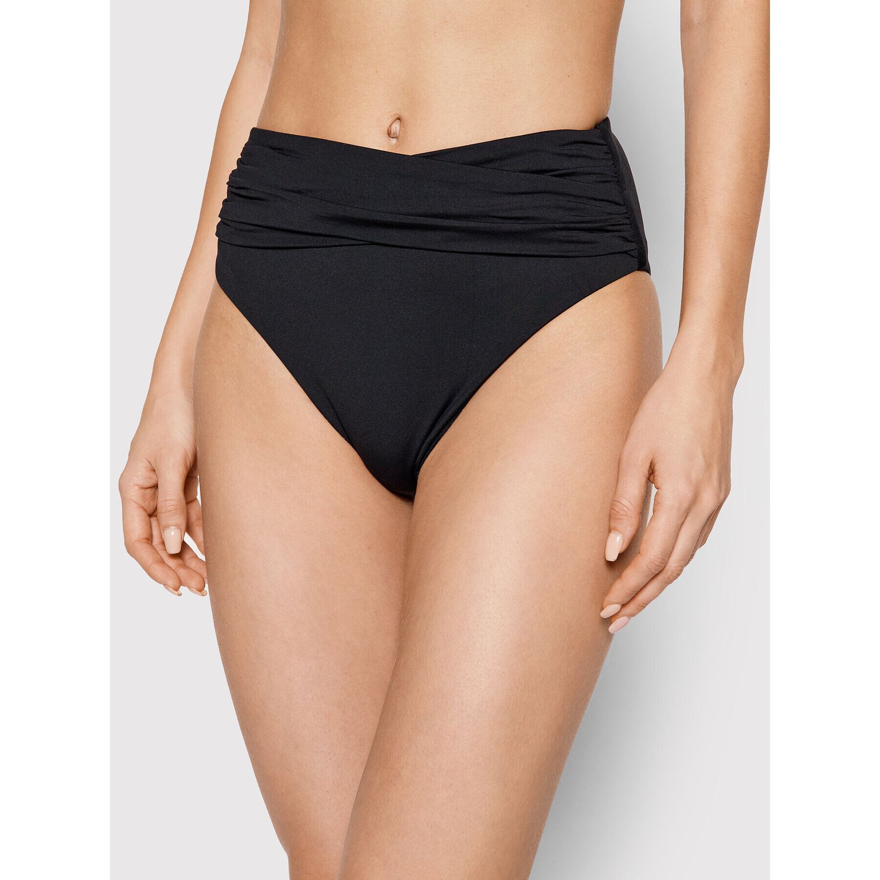 Seafolly Spodný diel bikín Wrap Front 40643-942 Čierna - Pepit.sk