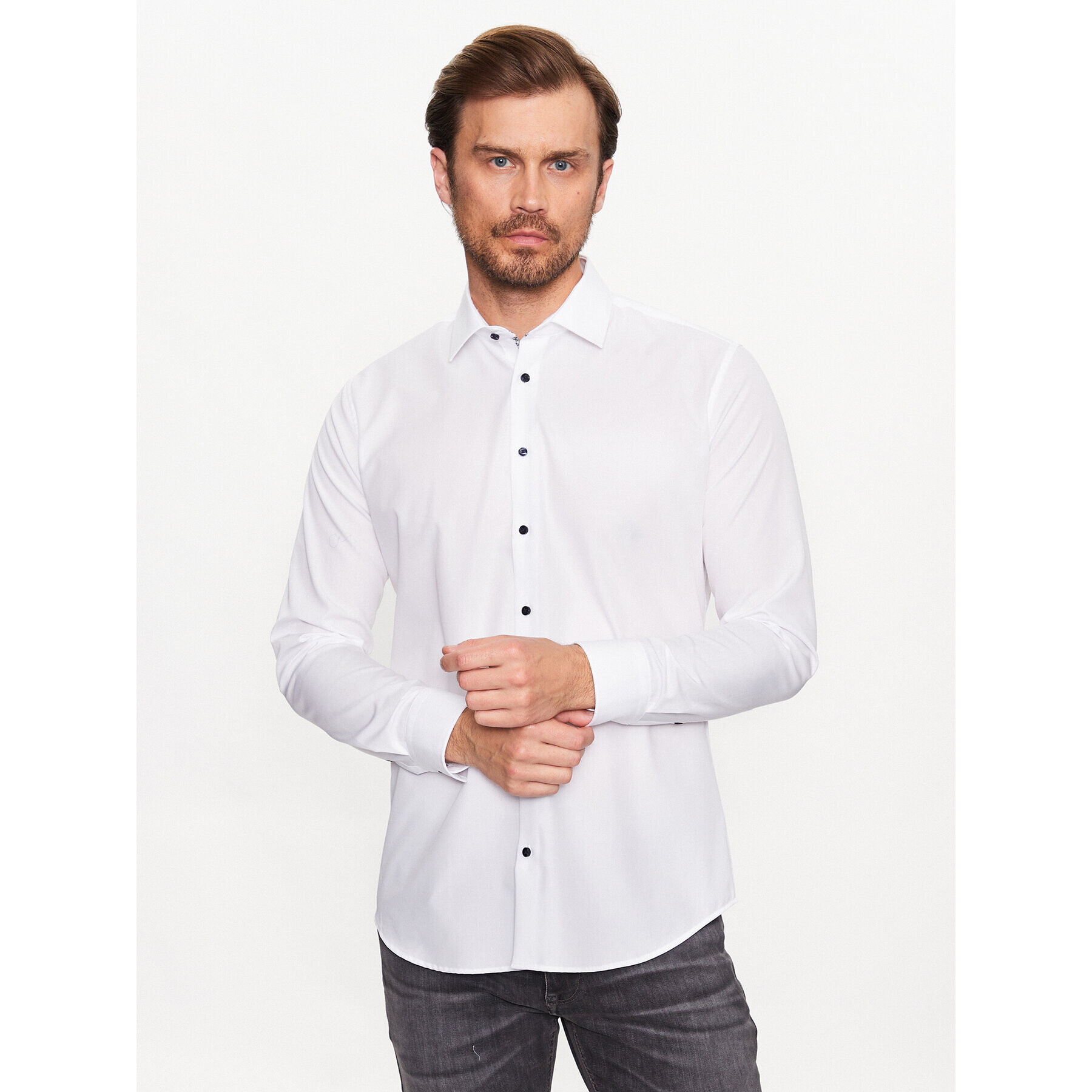 Seidensticker Košeľa 01.940810 Biela Extra Slim Fit - Pepit.sk