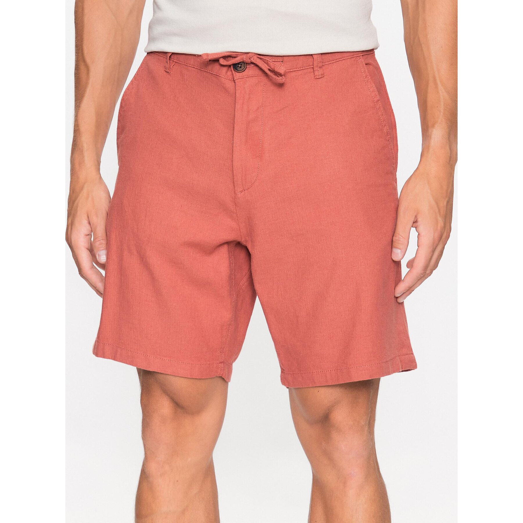 Selected Homme Bavlnené šortky 16087638 Červená Regular Fit - Pepit.sk