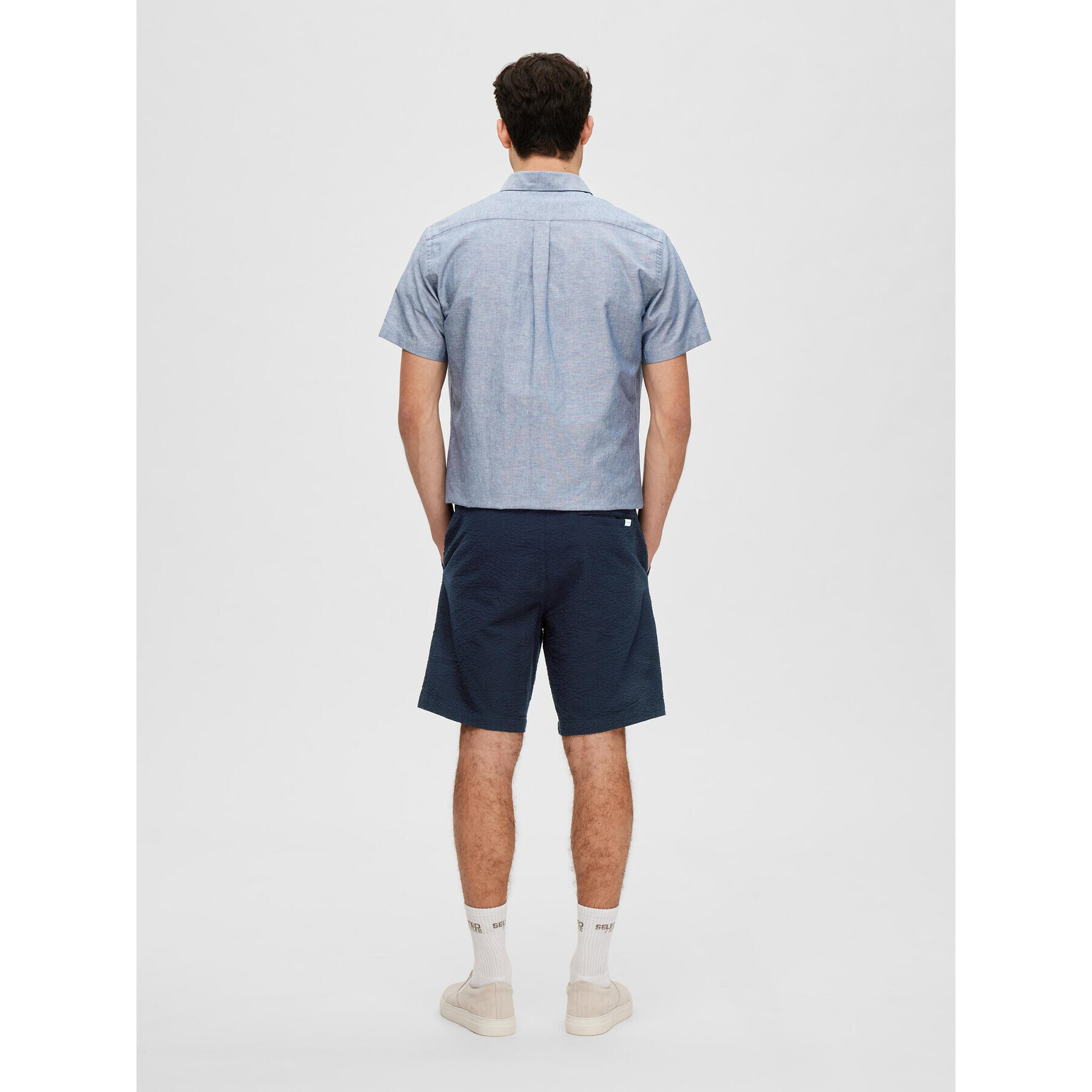 Selected Homme Bavlnené šortky 16088250 Tmavomodrá Regular Fit - Pepit.sk