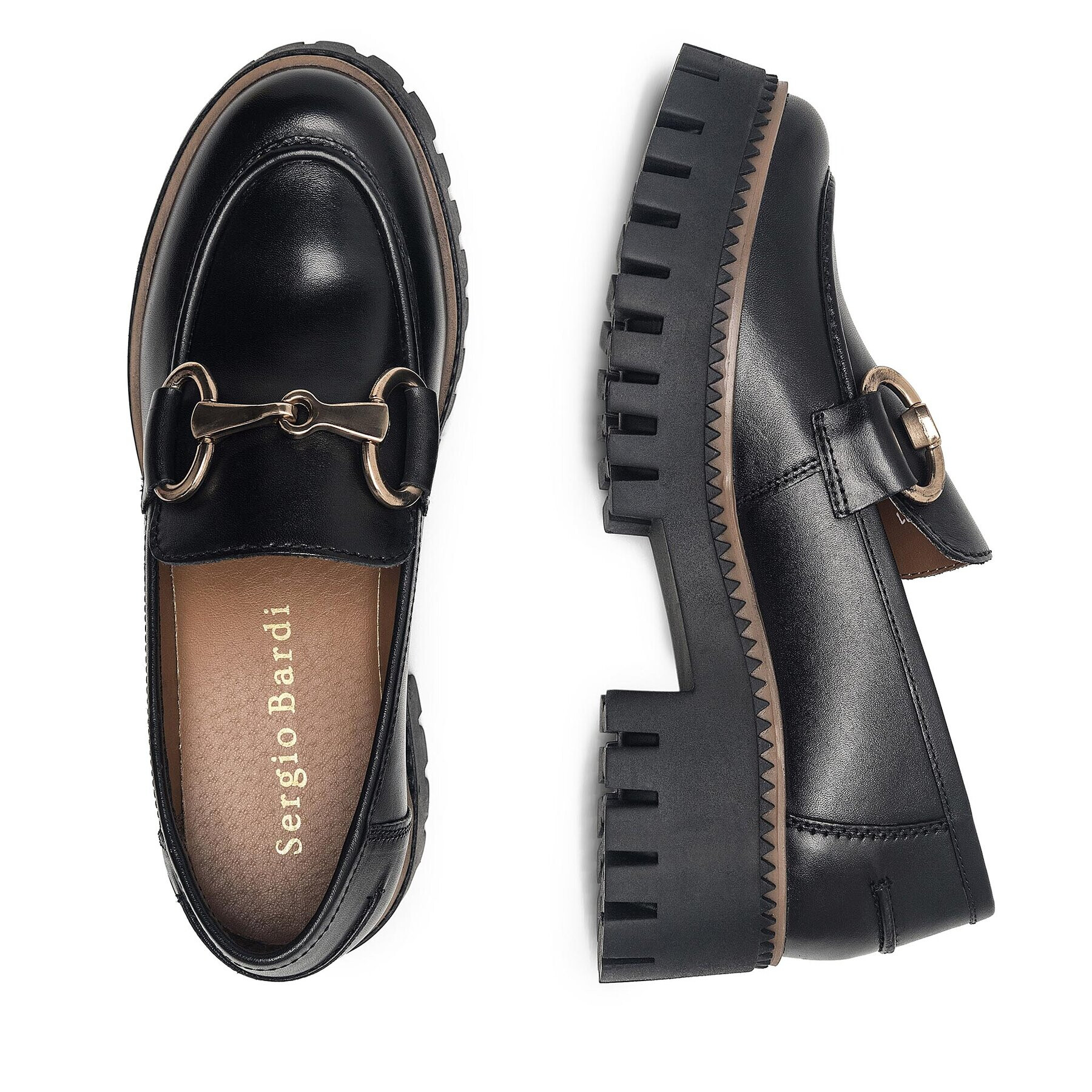 Sergio Bardi Loafers WI23-C1038-03SB Čierna - Pepit.sk