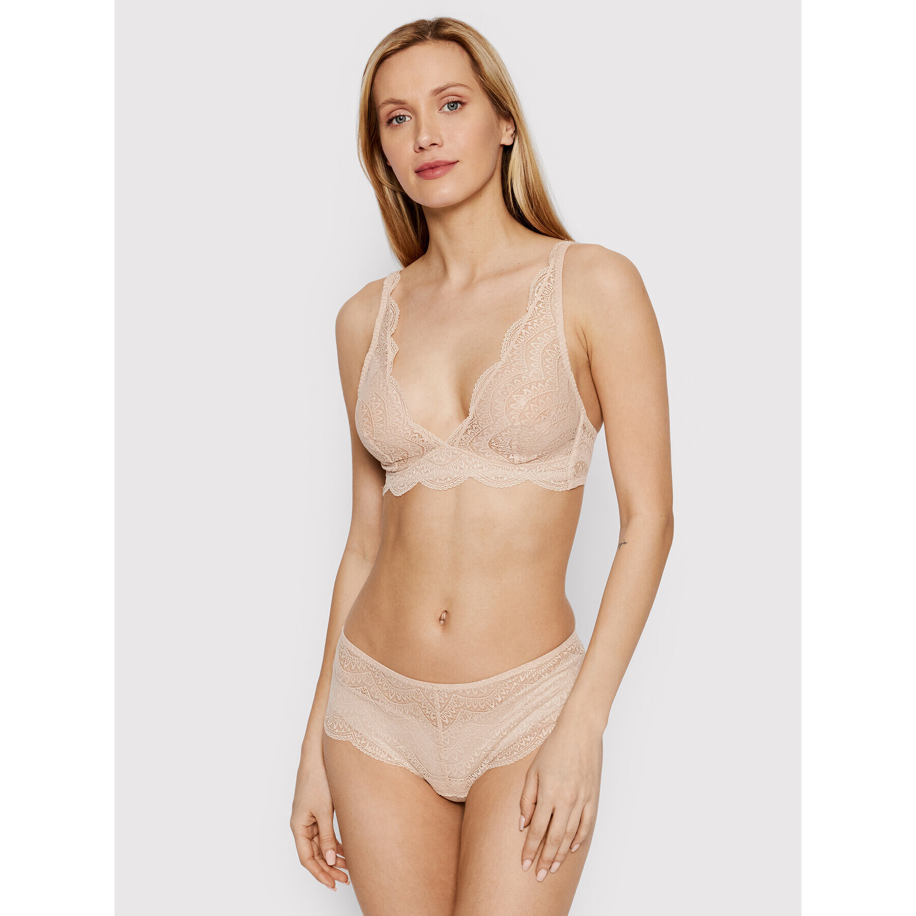 Simone Pérèle Podprsenka Bralette Karma 12V250 Béžová - Pepit.sk