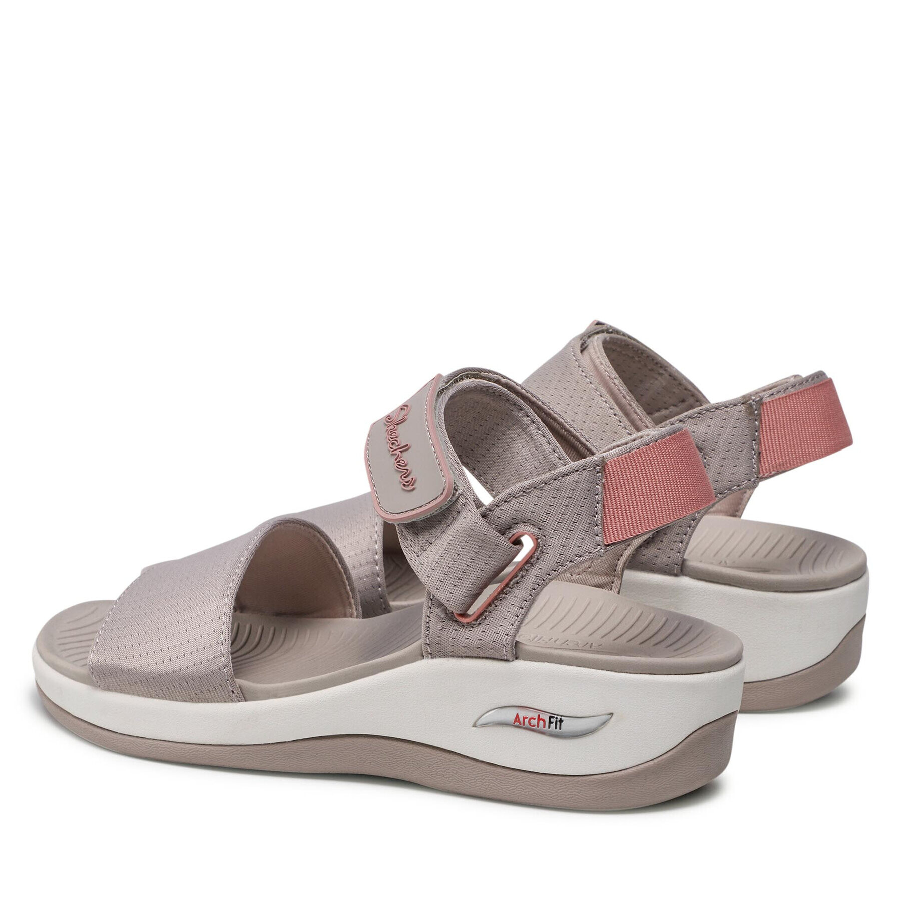 Skechers Sandále Arch Fit Sunshine 163310/TPPK Sivá - Pepit.sk