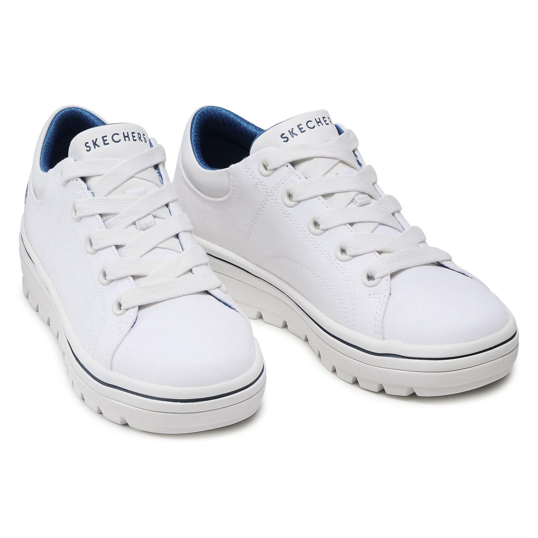 Skechers Sneakersy 74100 Biela - Pepit.sk