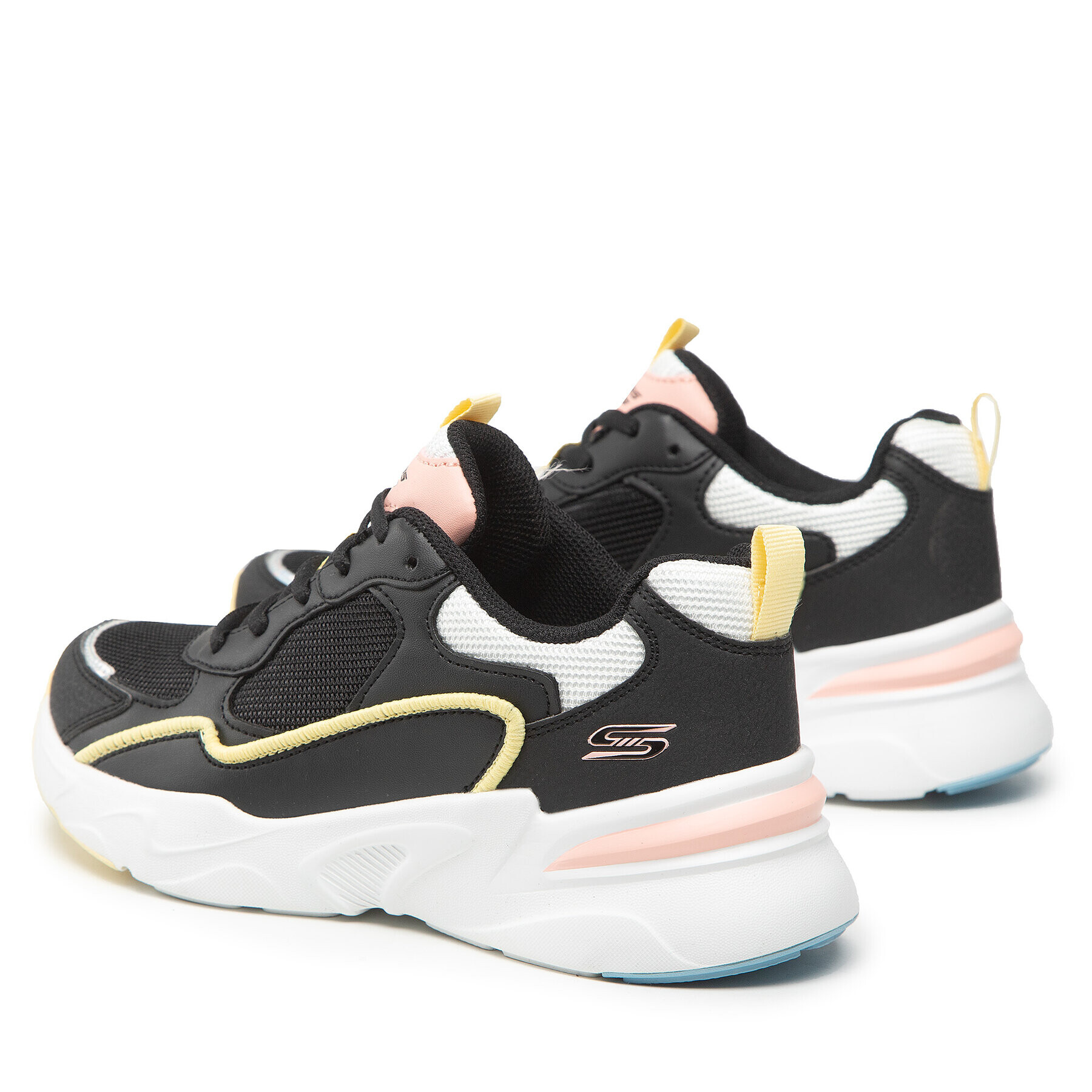 Skechers Sneakersy BOBS Chill Zone 117041/BKMT Čierna - Pepit.sk