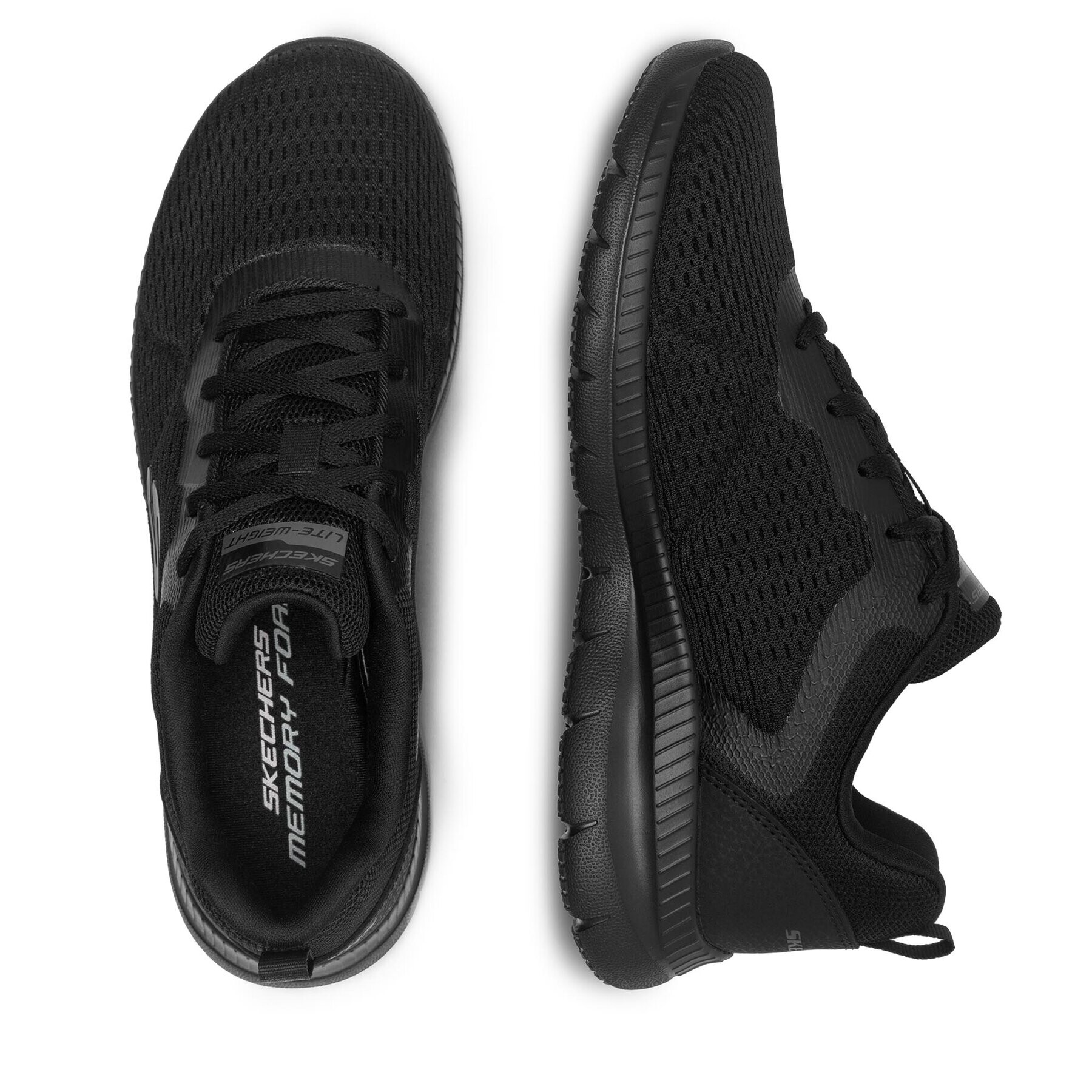 Skechers Sneakersy BOUNTIFUL 12607 BBK. Čierna - Pepit.sk