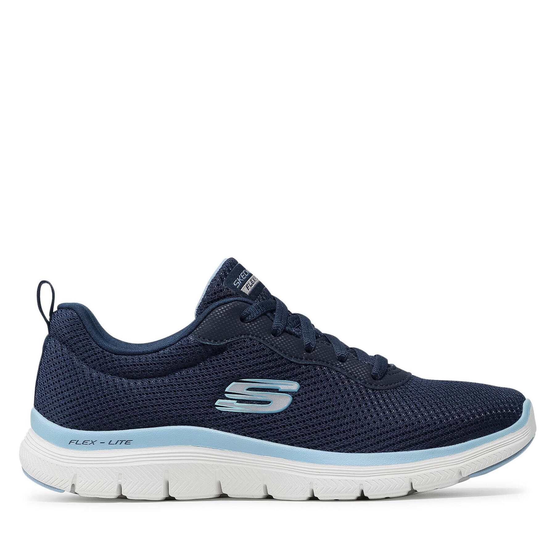 Skechers Sneakersy Brilliant View 149303/NVBL Tmavomodrá - Pepit.sk