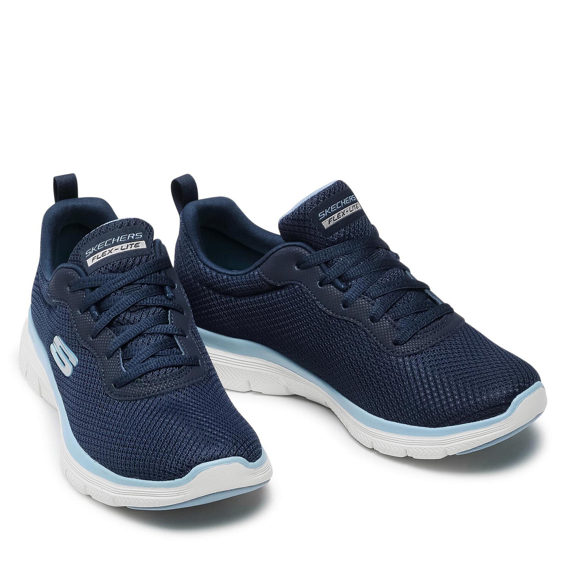 Skechers Sneakersy Brilliant View 149303/NVBL Tmavomodrá - Pepit.sk