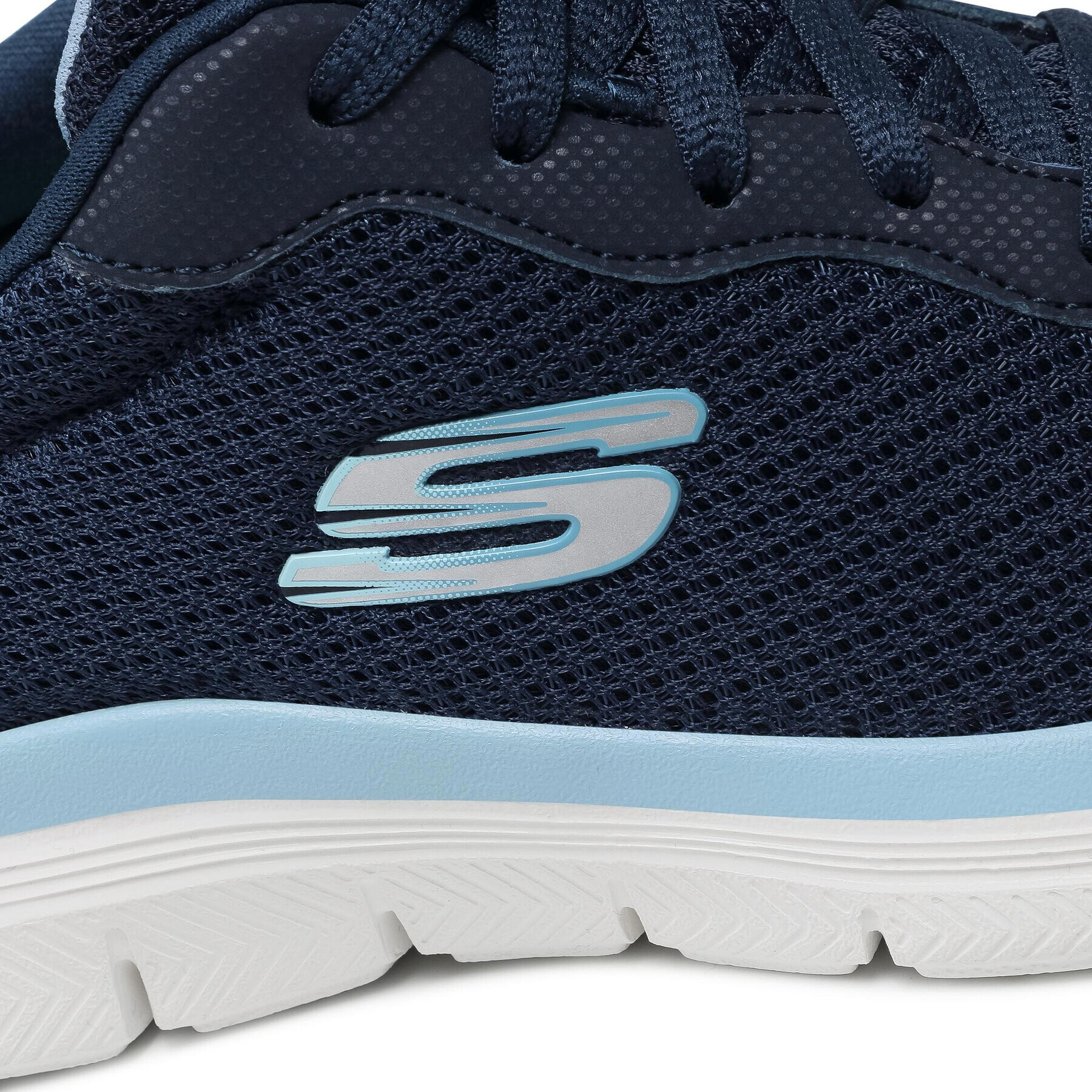 Skechers Sneakersy Brilliant View 149303/NVBL Tmavomodrá - Pepit.sk