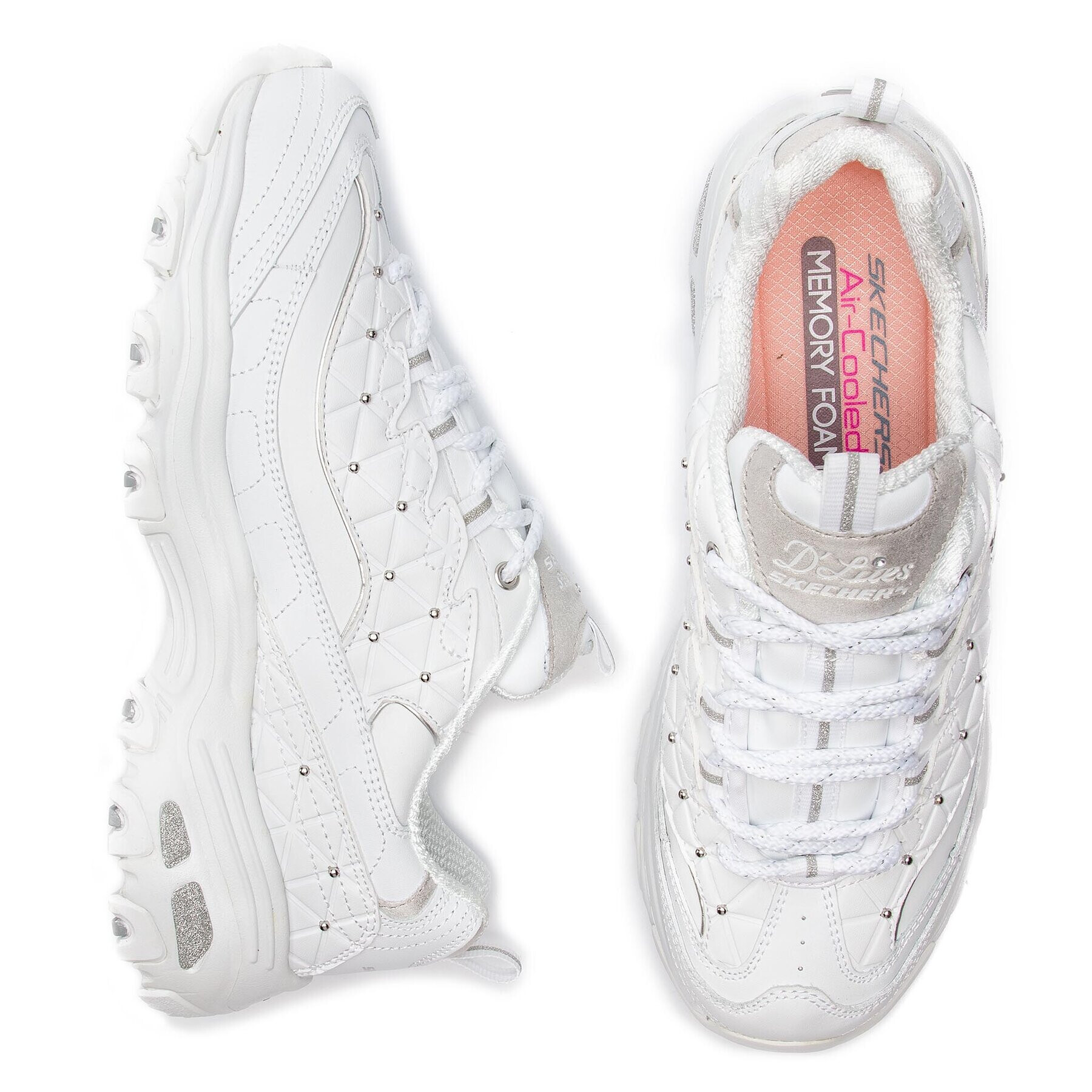 Skechers Sneakersy D'lites Glamour Feels 13087/WSL Biela - Pepit.sk