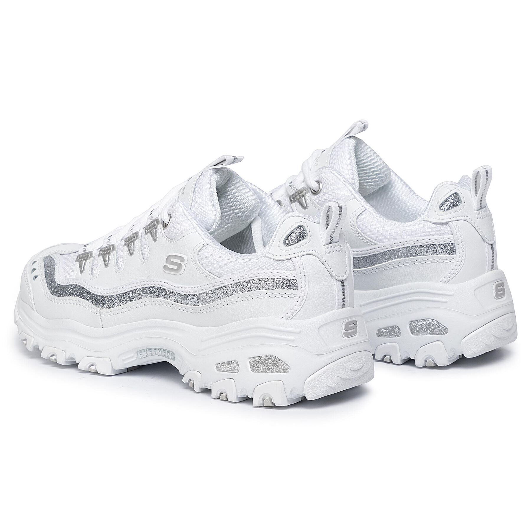 Skechers Sneakersy D'lites Now&Then 11923/WSL Biela - Pepit.sk