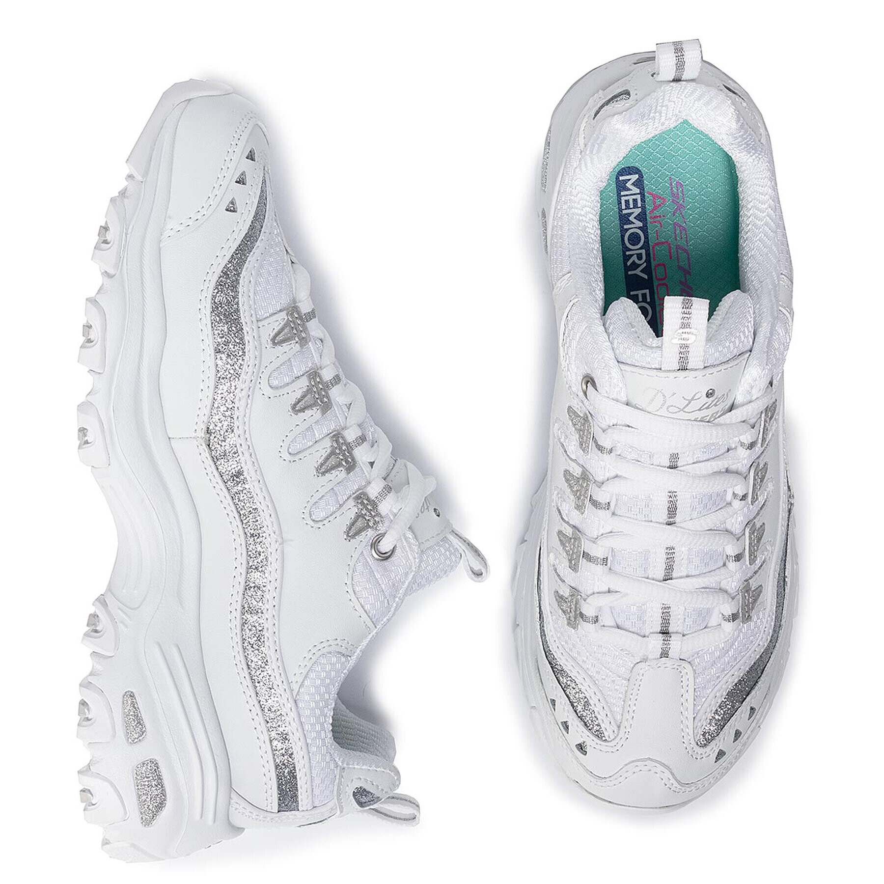 Skechers Sneakersy D'lites Now&Then 11923/WSL Biela - Pepit.sk