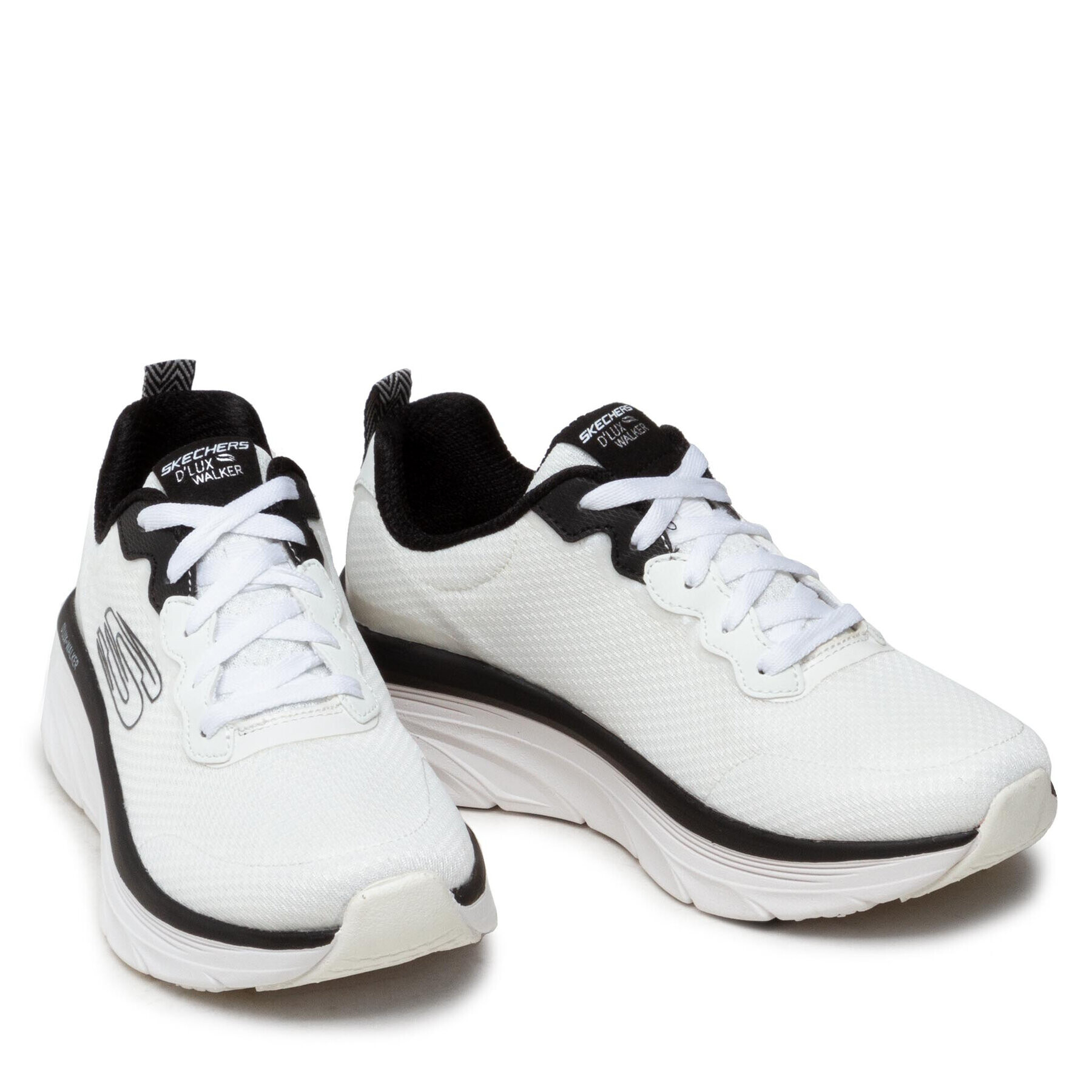 Skechers Sneakersy D'Lux Walker 149319/WBK Biela - Pepit.sk