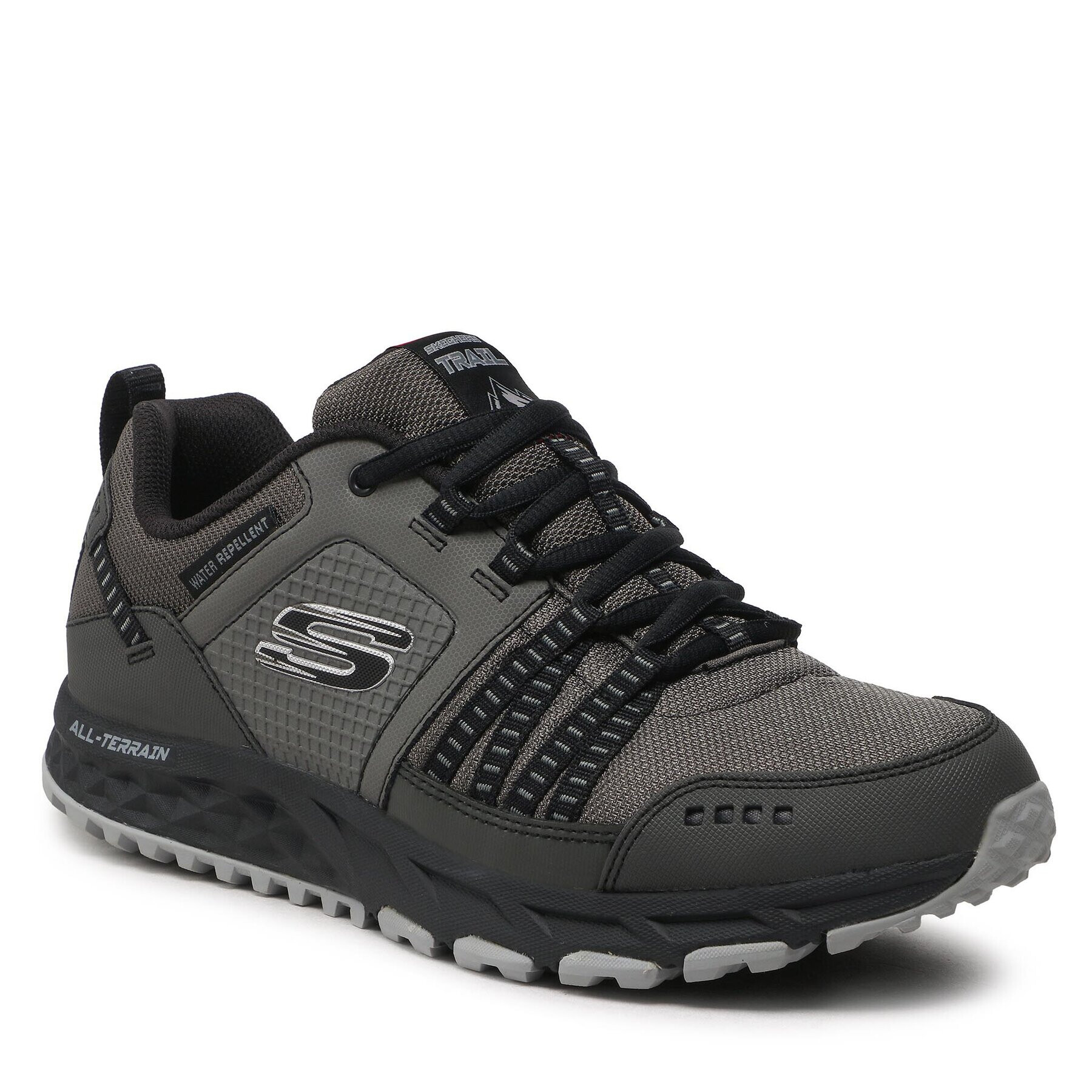 Skechers Sneakersy Escape Plan 51591/CCBK Sivá - Pepit.sk