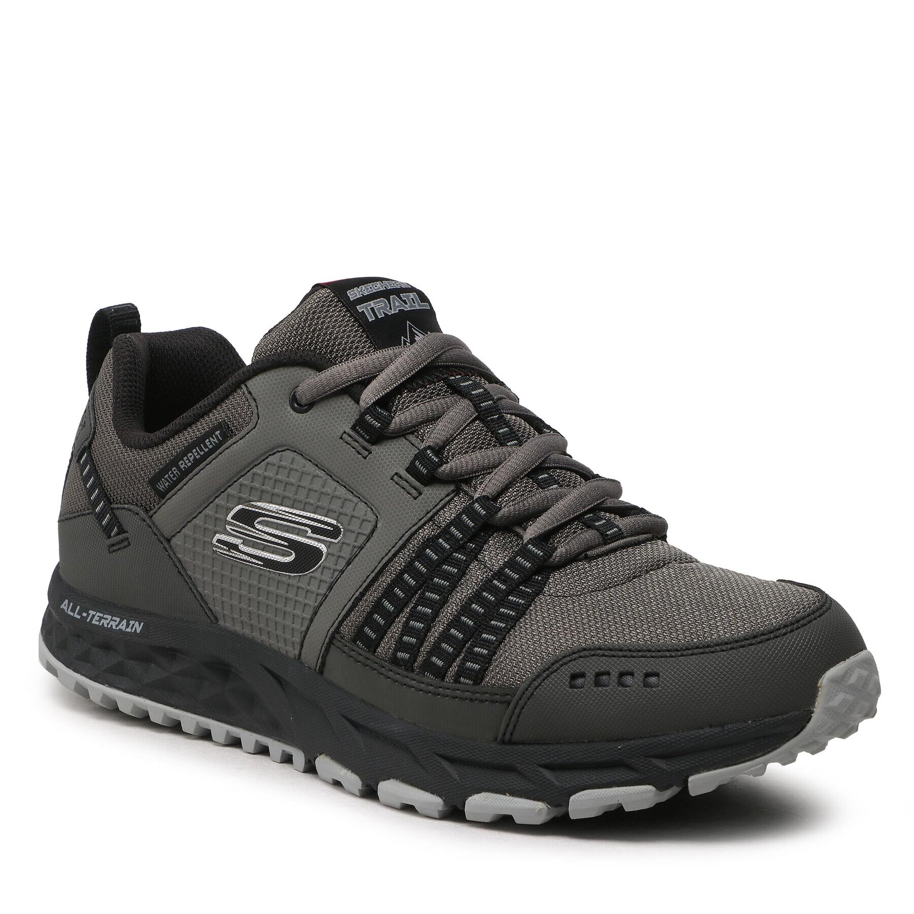 Skechers Sneakersy Escape Plan 51591/CCBK Sivá - Pepit.sk