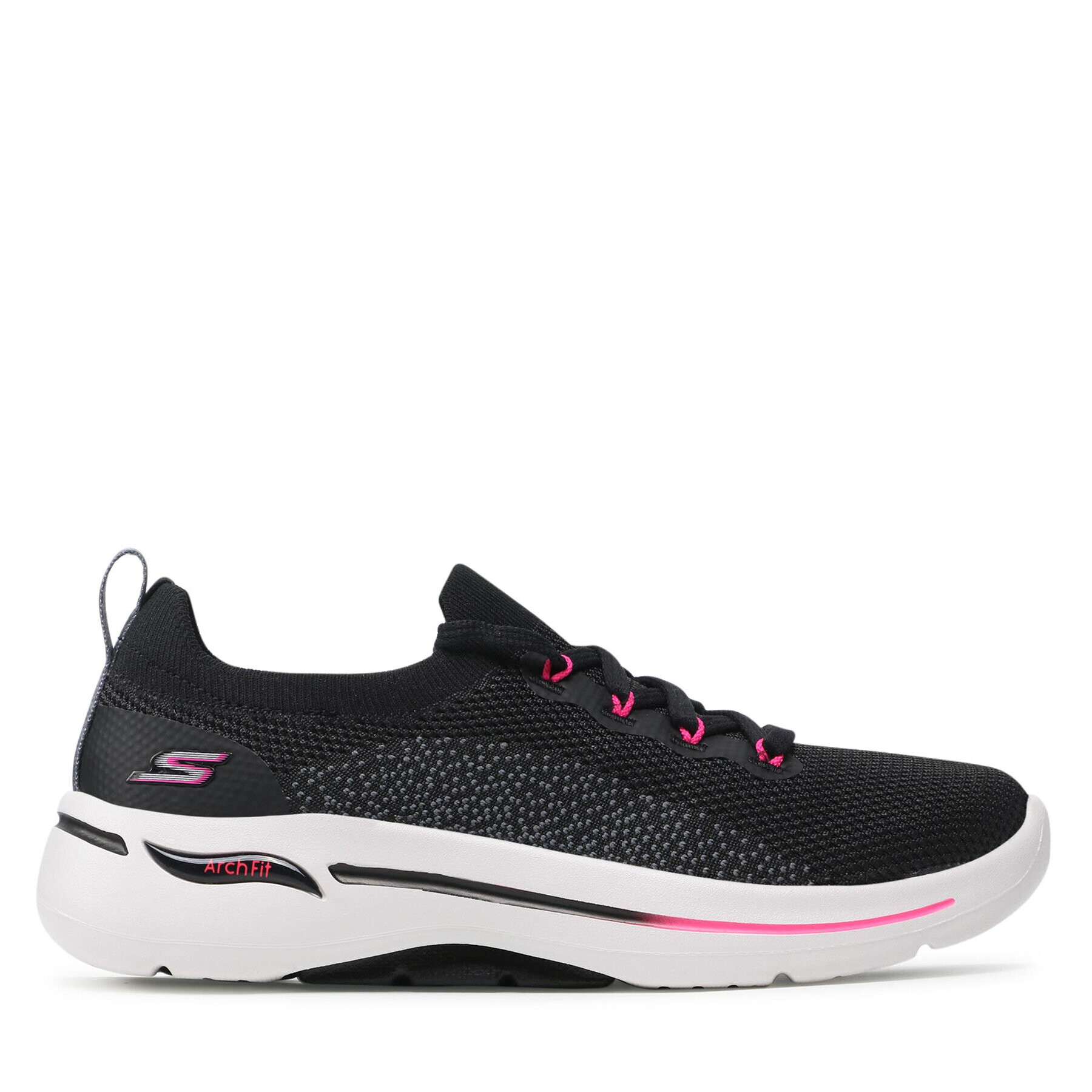 Skechers Sneakersy Go Walk Arch Fit 124863/BKHP Čierna - Pepit.sk