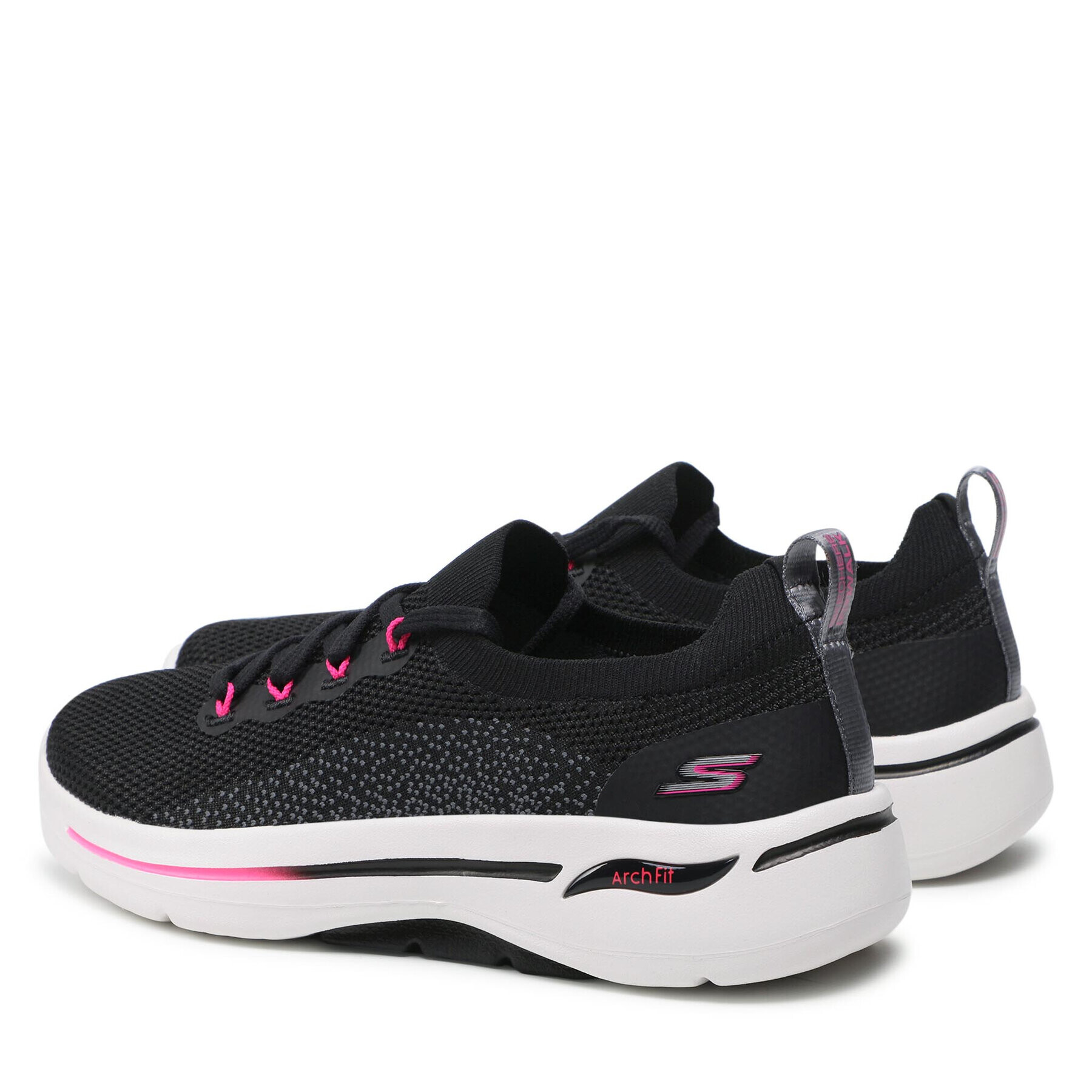 Skechers Sneakersy Go Walk Arch Fit 124863/BKHP Čierna - Pepit.sk