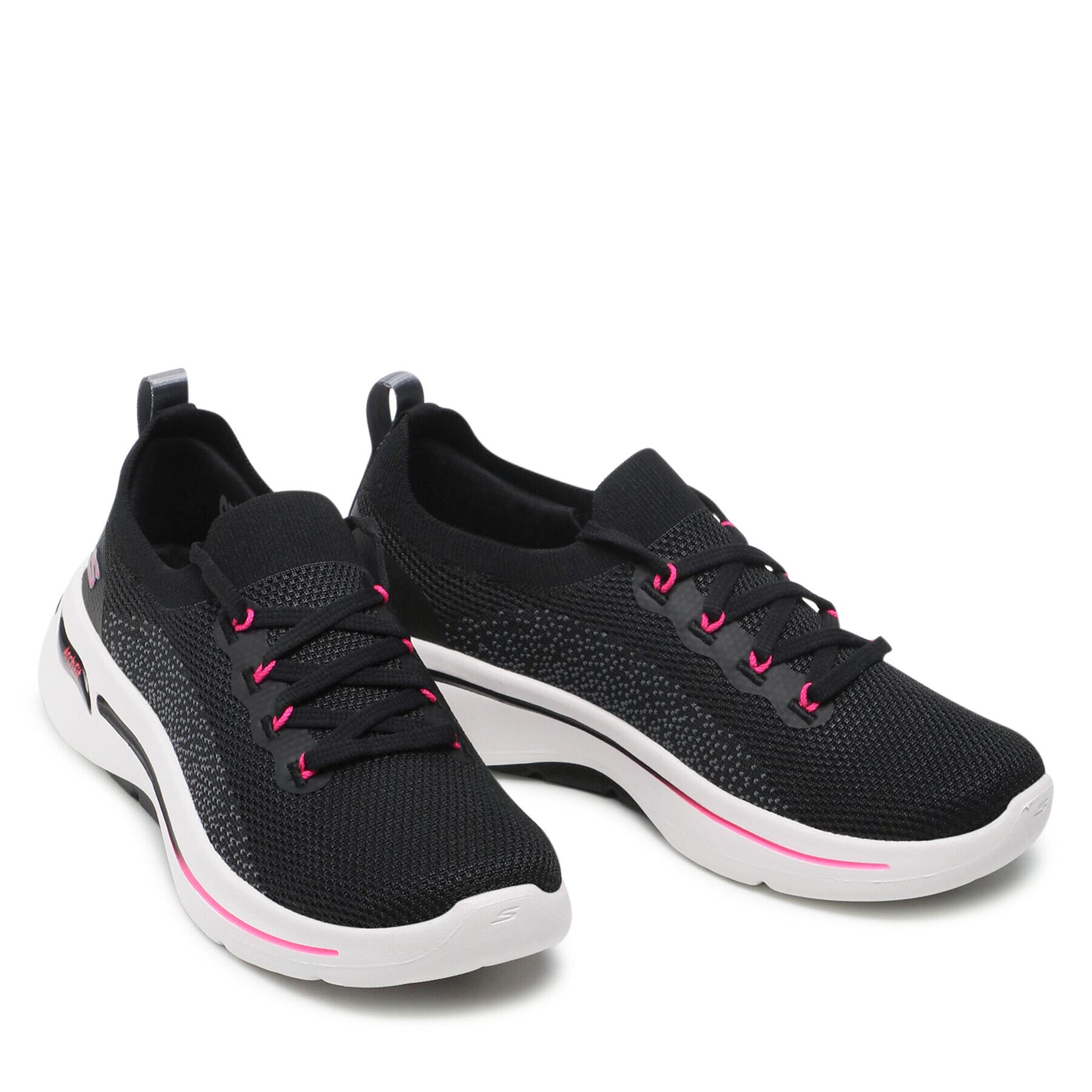 Skechers Sneakersy Go Walk Arch Fit 124863/BKHP Čierna - Pepit.sk