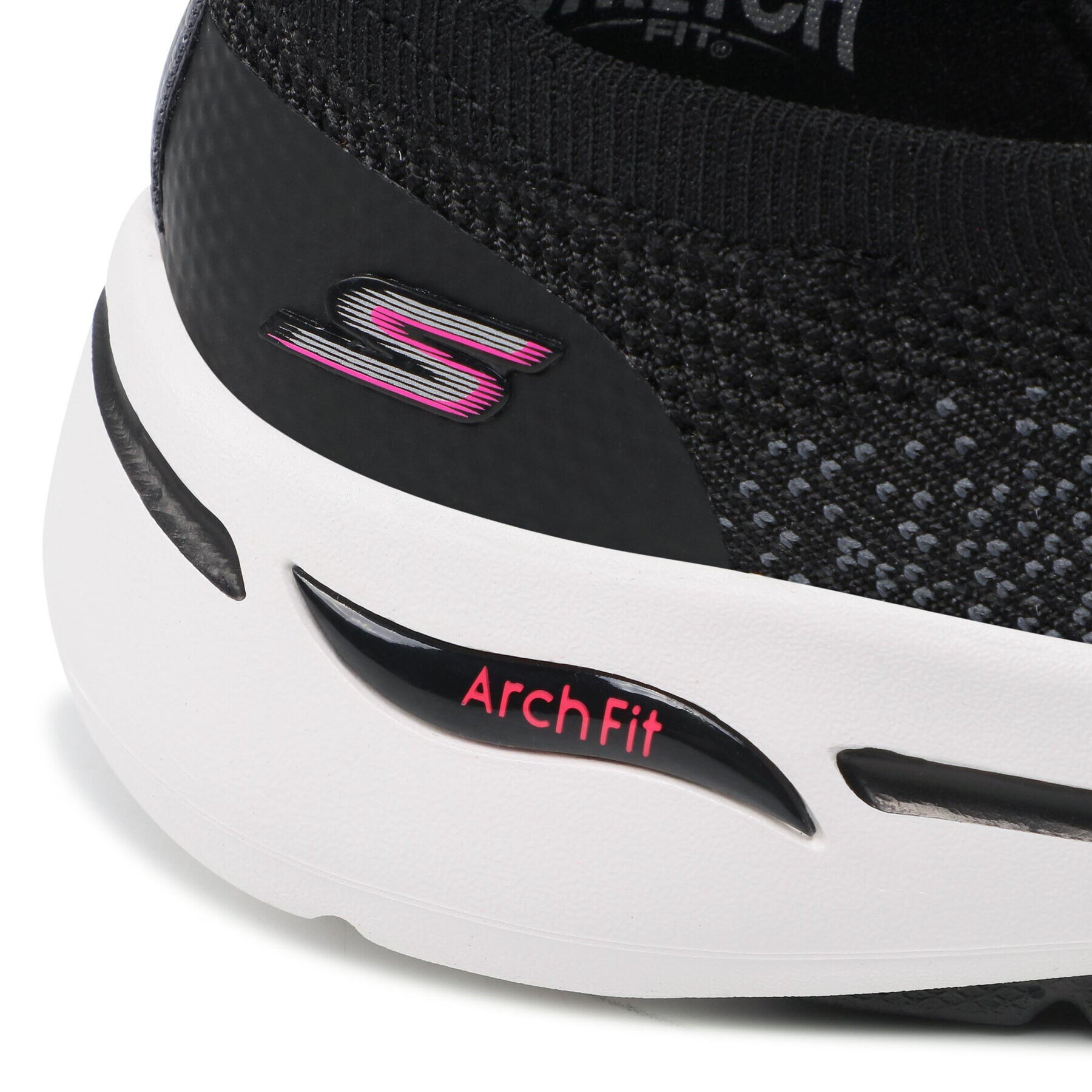 Skechers Sneakersy Go Walk Arch Fit 124863/BKHP Čierna - Pepit.sk