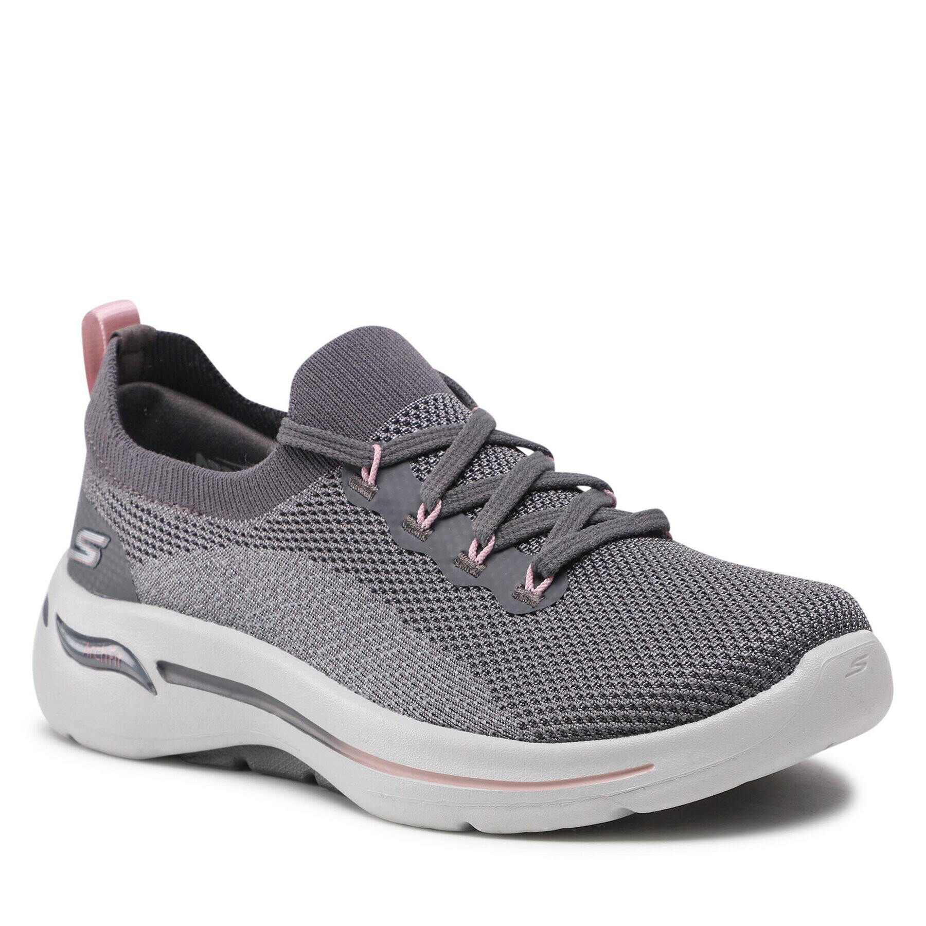 Skechers Sneakersy Go Walk Arch Fit 124863/GYPK Sivá - Pepit.sk