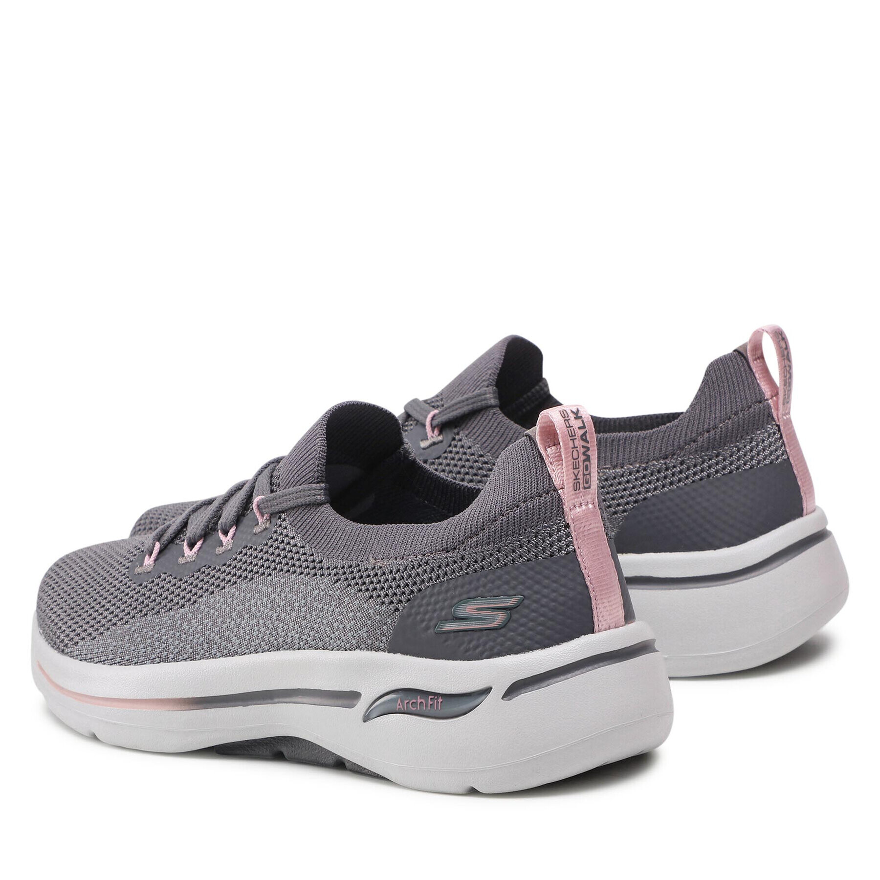 Skechers Sneakersy Go Walk Arch Fit 124863/GYPK Sivá - Pepit.sk