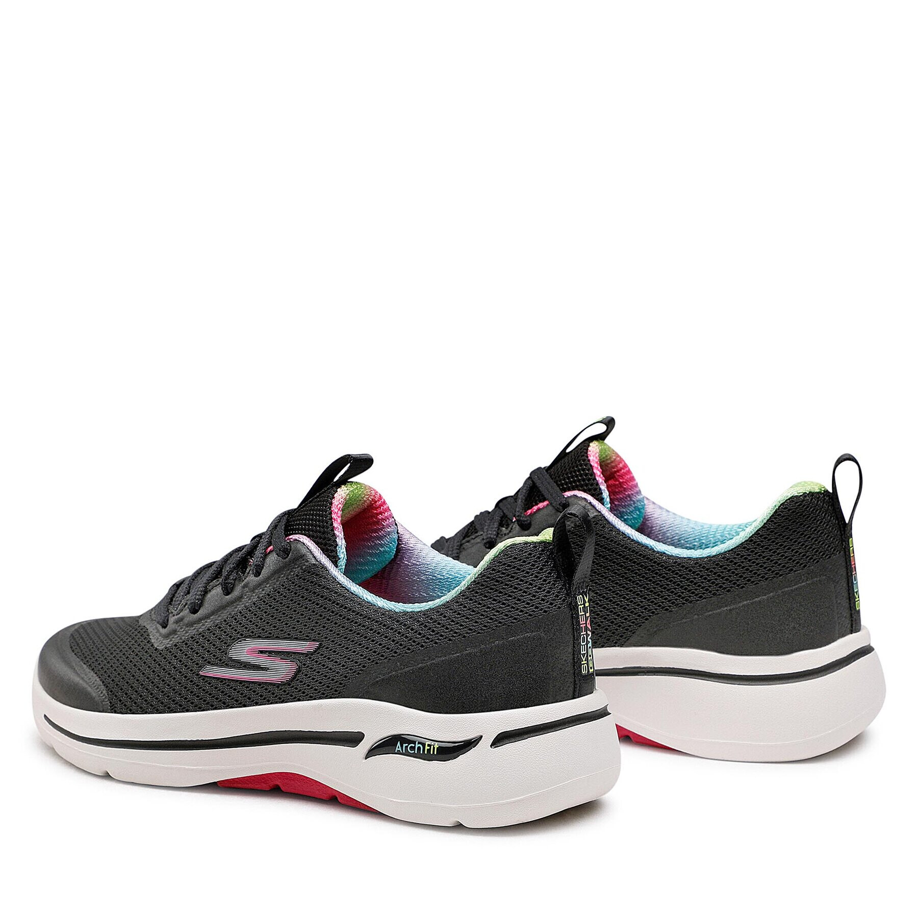 Skechers Sneakersy Go Walk Arch Fit 124868/BKHP Čierna - Pepit.sk