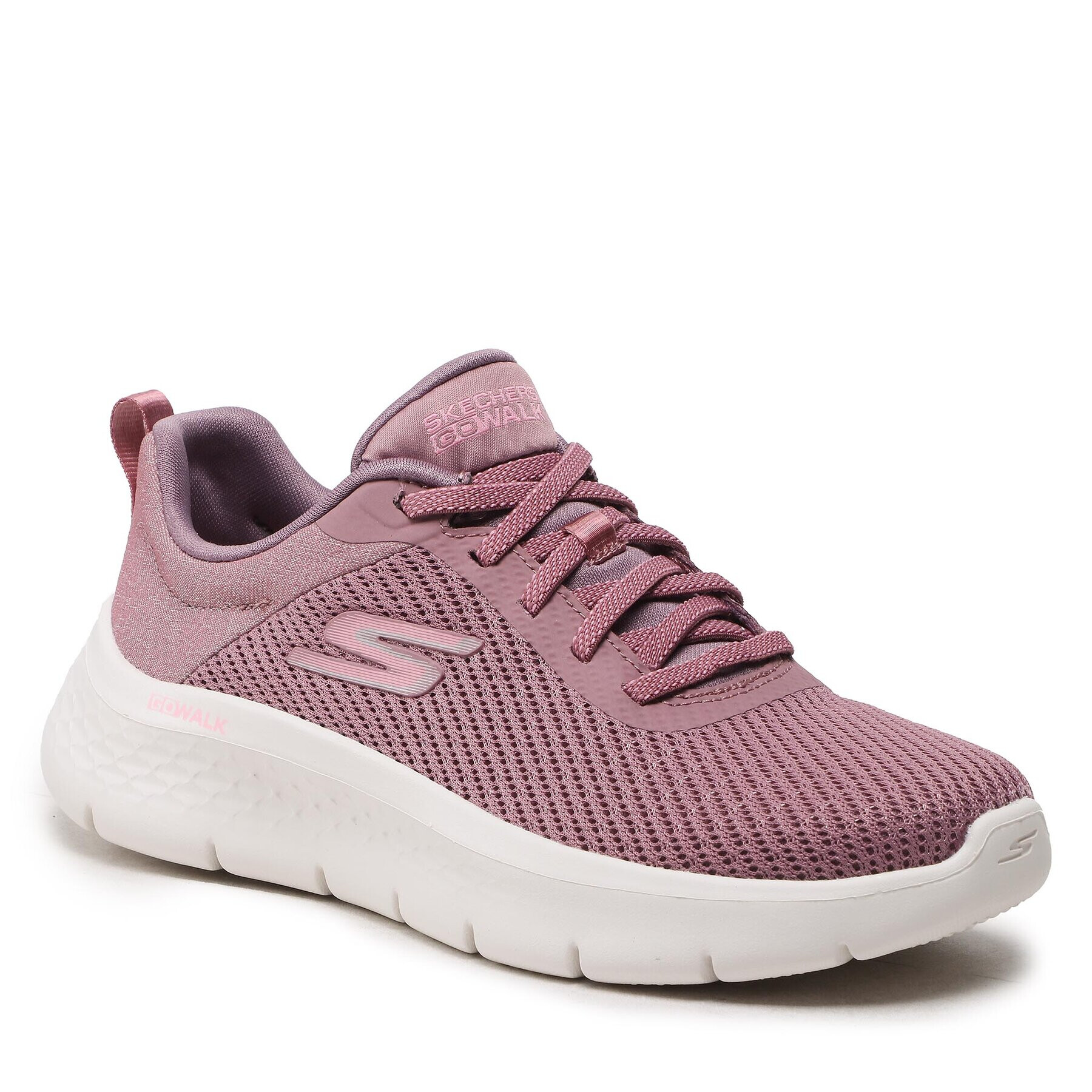 Skechers Sneakersy Go Walk Flex 124952/MVE Ružová - Pepit.sk