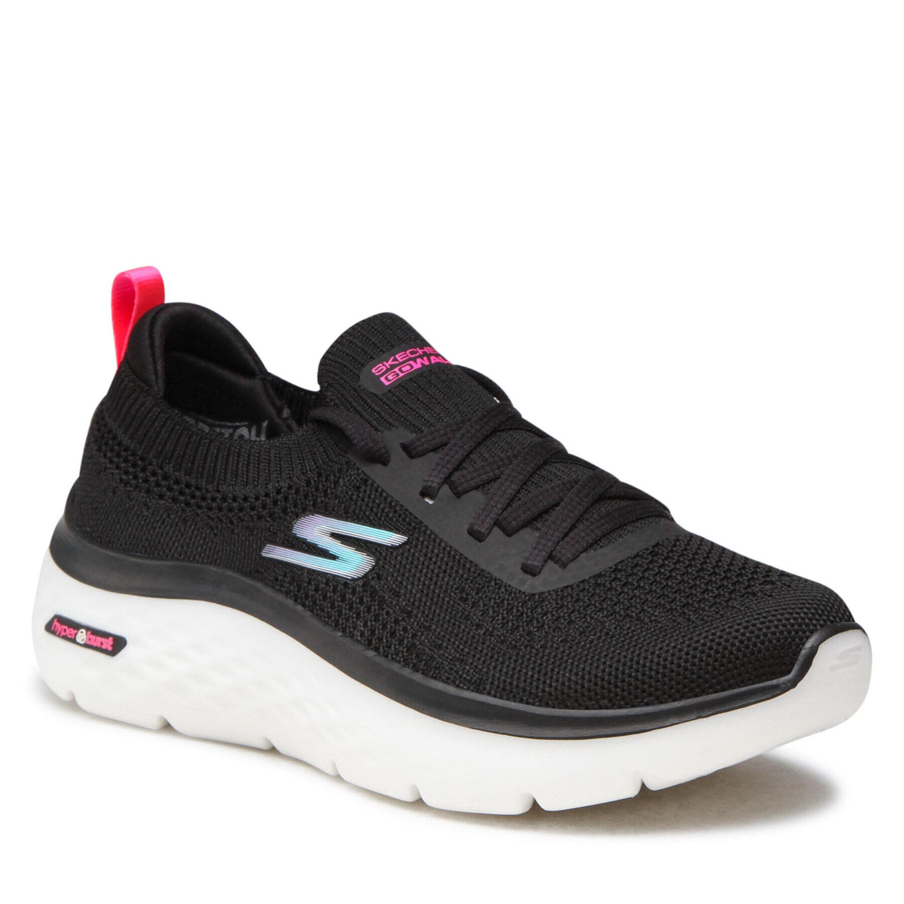 Skechers Sneakersy Go Walk Hyper Burst 124585/BKMT Čierna - Pepit.sk