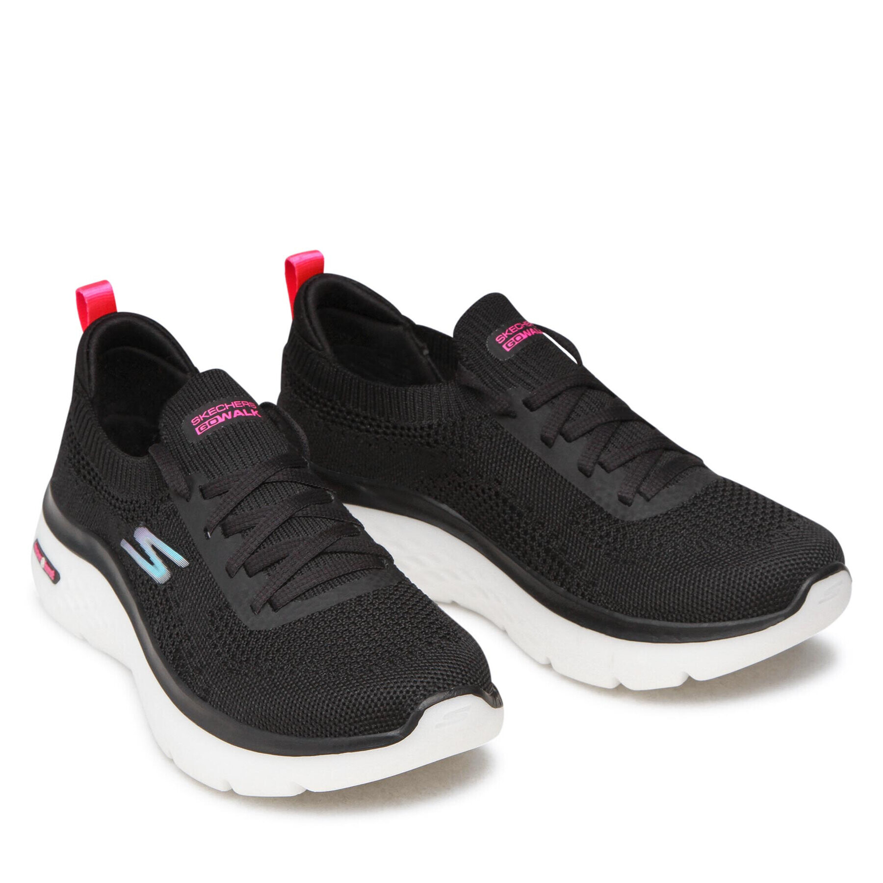 Skechers Sneakersy Go Walk Hyper Burst 124585/BKMT Čierna - Pepit.sk