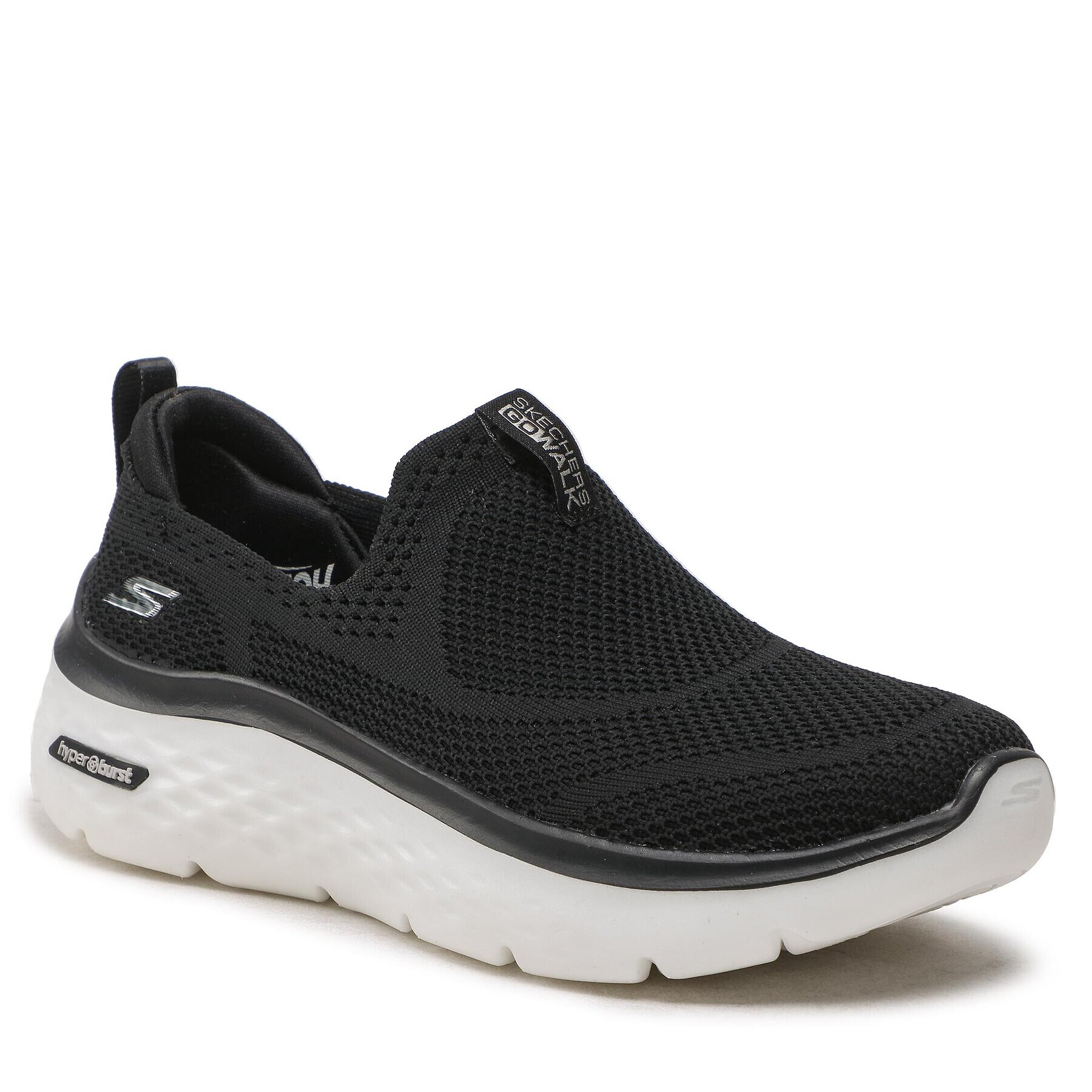 Skechers Sneakersy Go Walk Hyper Burst 124586/BKW Čierna - Pepit.sk