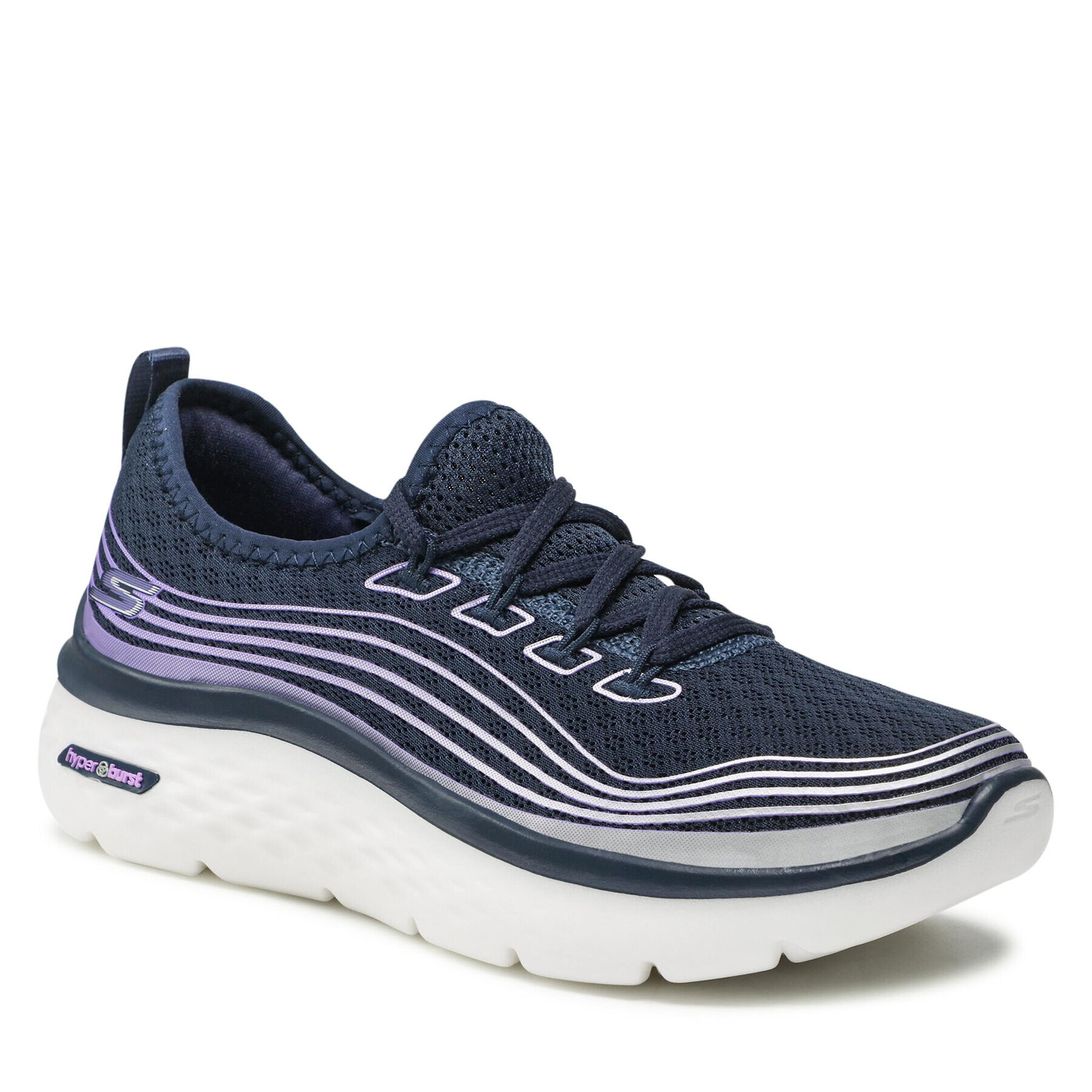 Skechers Sneakersy Go Walk Hyper Burst 124599/NVLV Tmavomodrá - Pepit.sk