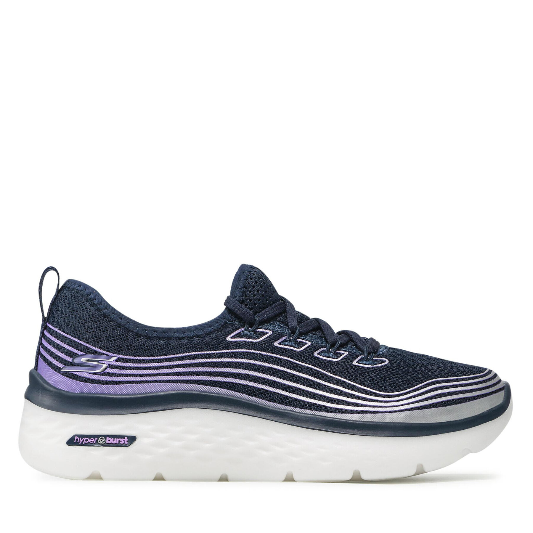 Skechers Sneakersy Go Walk Hyper Burst 124599/NVLV Tmavomodrá - Pepit.sk