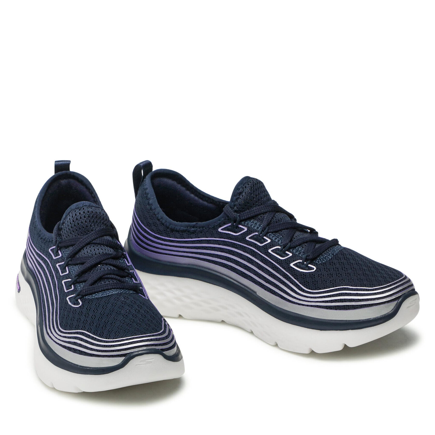 Skechers Sneakersy Go Walk Hyper Burst 124599/NVLV Tmavomodrá - Pepit.sk