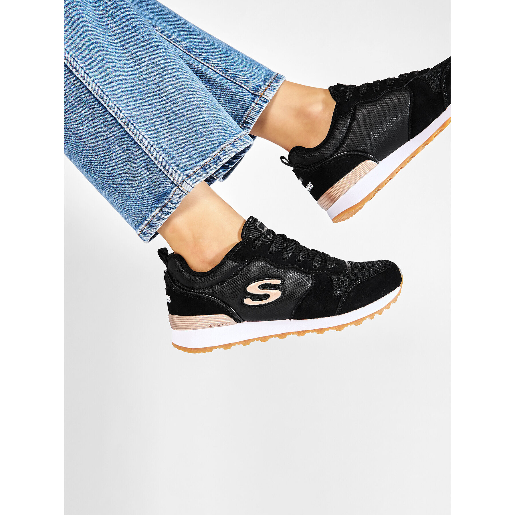 Skechers Sneakersy Goldn Gurl 111/BLK Čierna - Pepit.sk