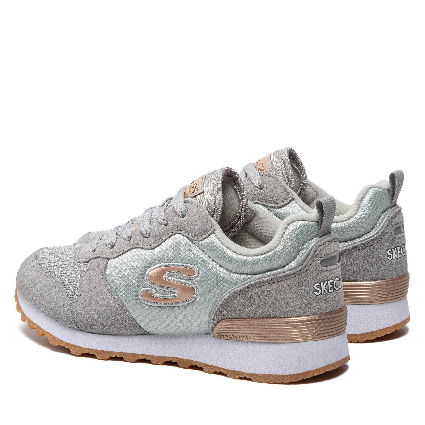 Skechers Sneakersy Goldn Gurl 111/LTGY Sivá - Pepit.sk