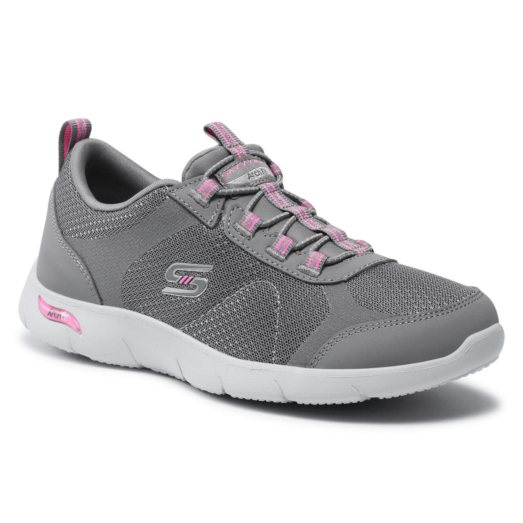 Skechers Sneakersy Her Best 104092/GYPK Sivá - Pepit.sk