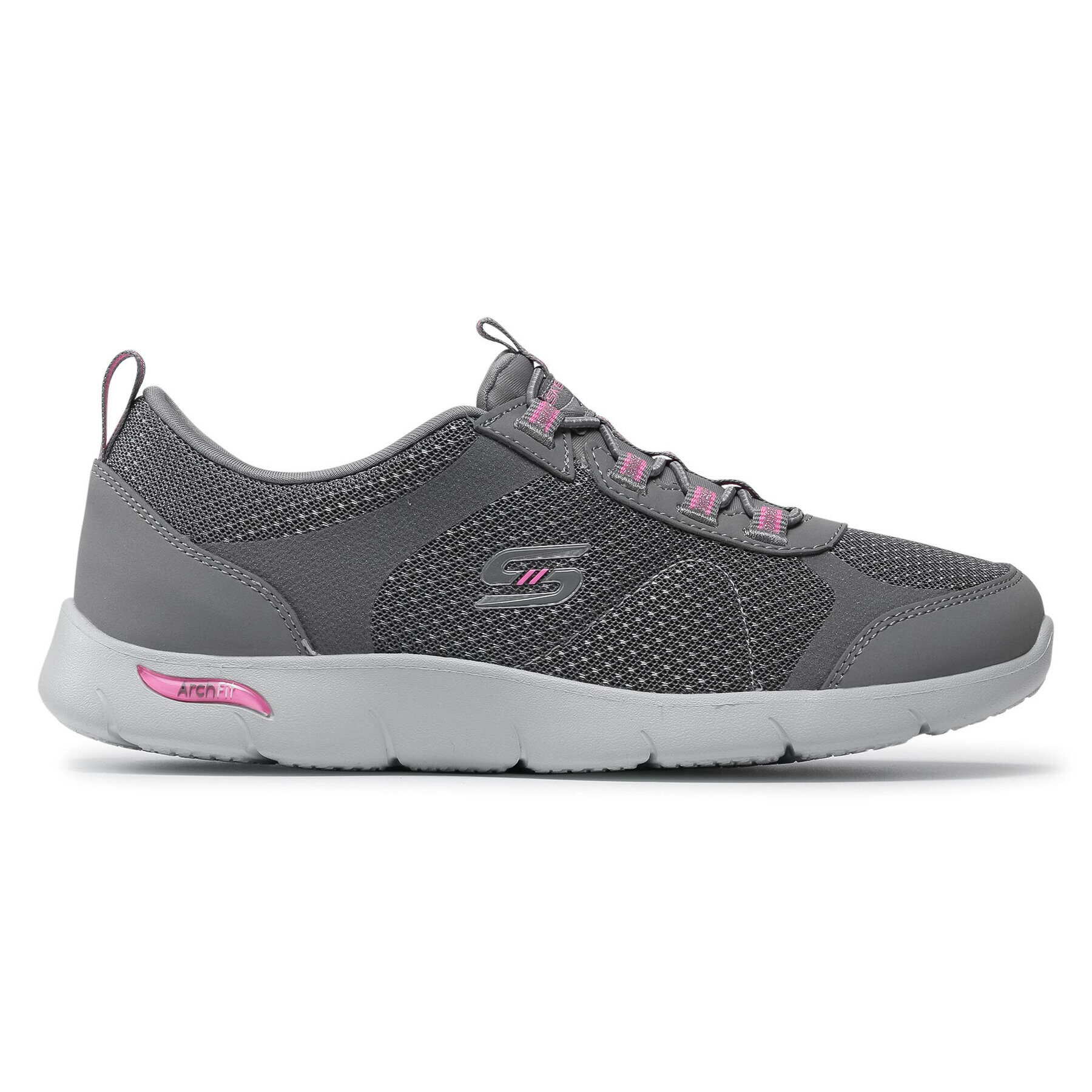 Skechers Sneakersy Her Best 104092/GYPK Sivá - Pepit.sk