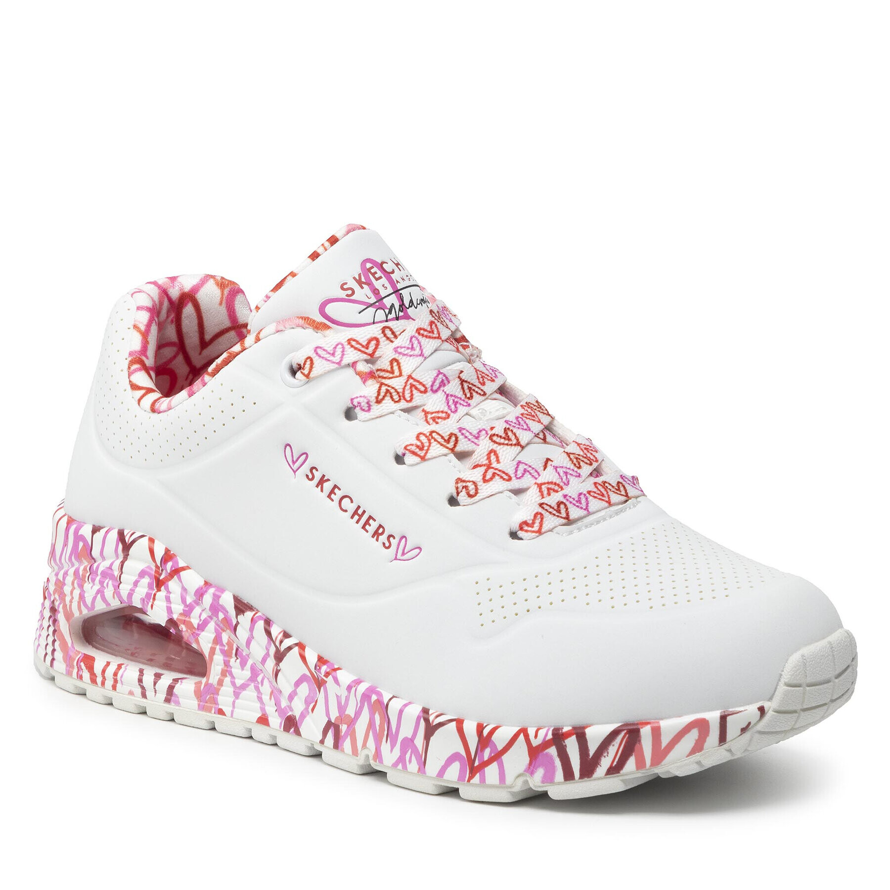 Skechers Sneakersy Loving Love 155506/WRPK Biela - Pepit.sk