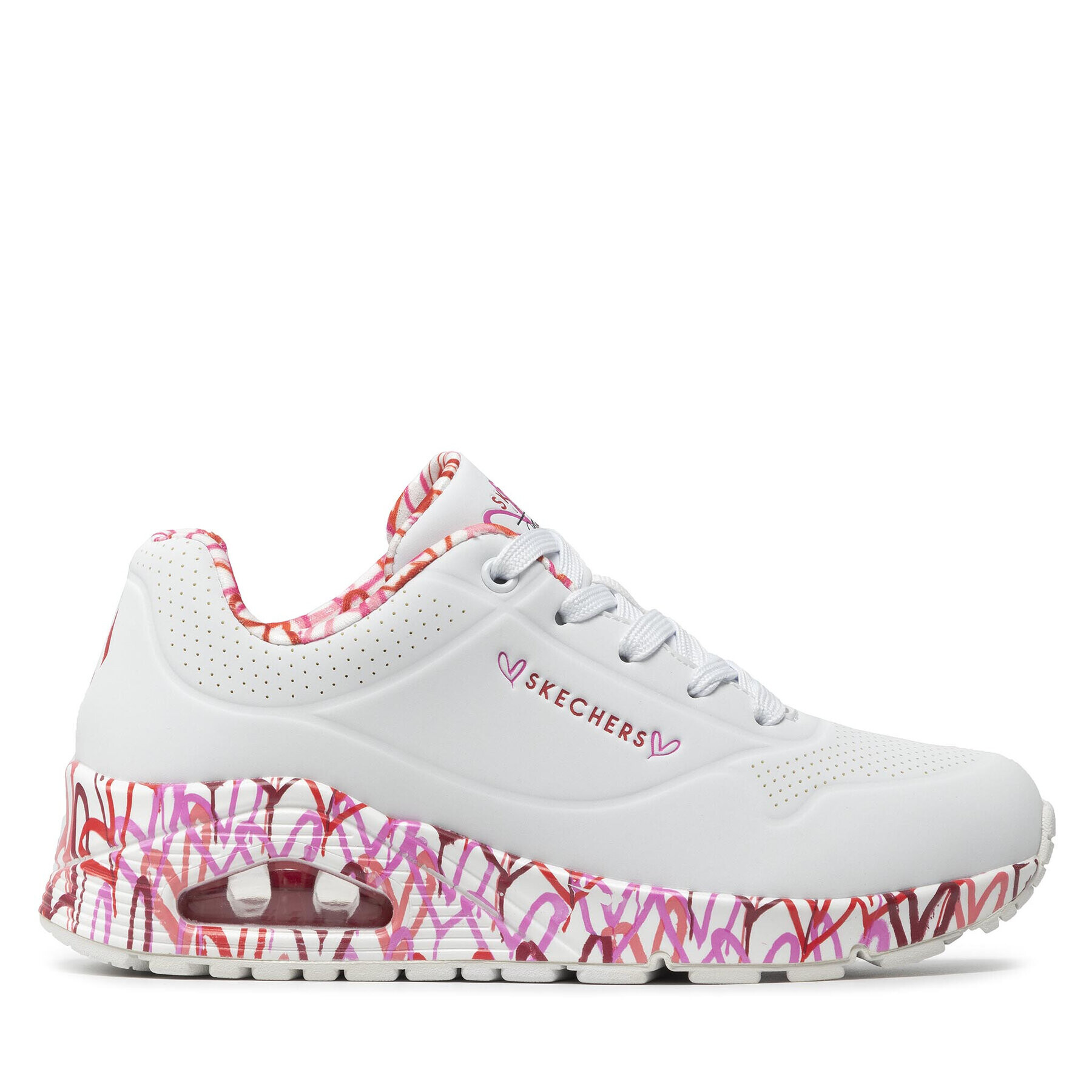 Skechers Sneakersy Loving Love 155506/WRPK Biela - Pepit.sk