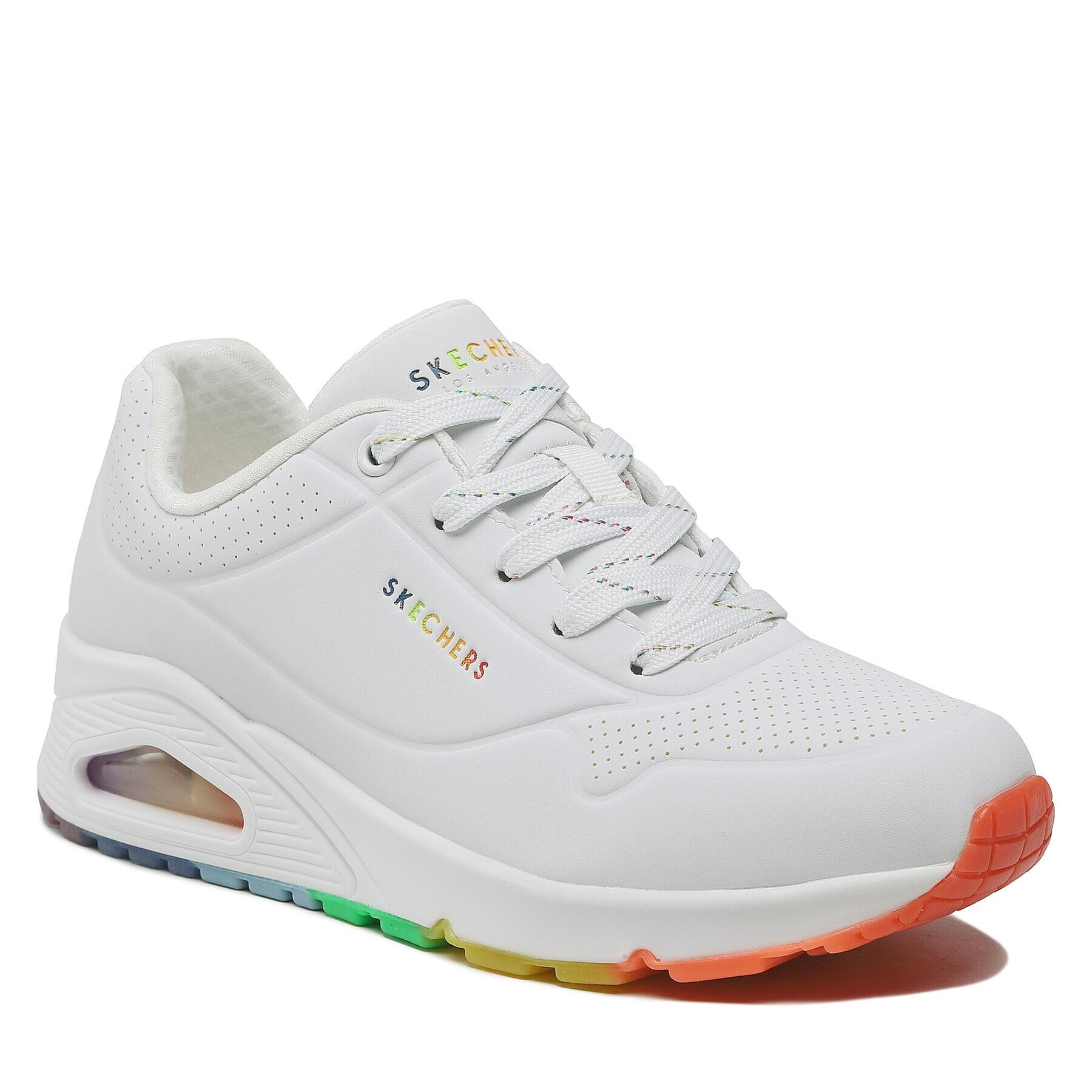 Skechers Sneakersy Rainbow Peaks 155133/WHT Biela - Pepit.sk